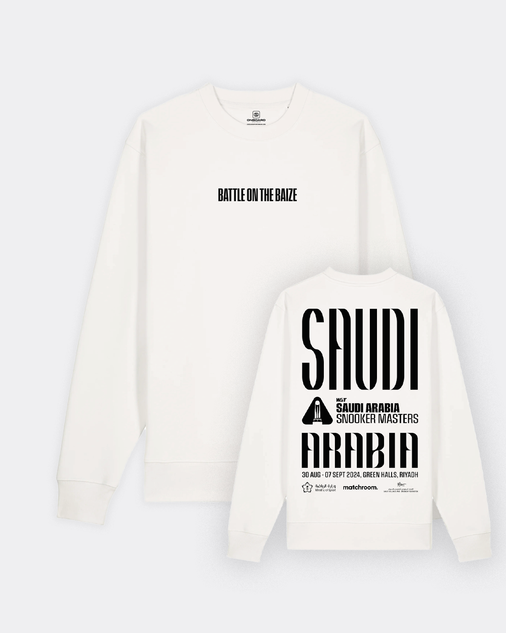 2024 Saudi Masters Snooker Sweater - White