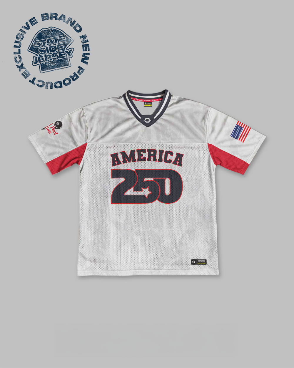 VNEA 250 STATESIDE JERSEY IN SILVER