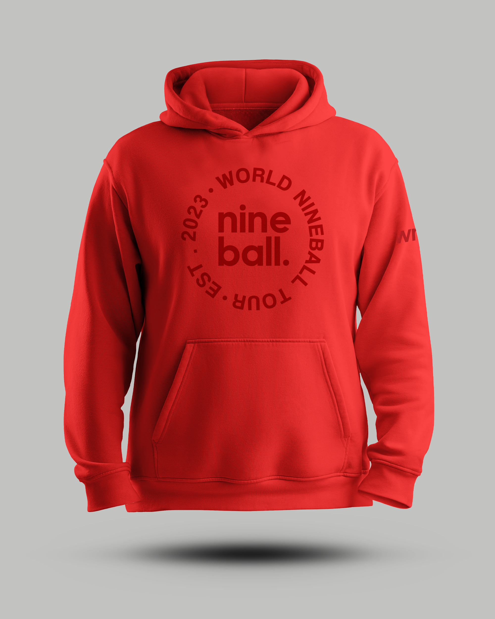 WNT Essential Oversized Hoodie Red