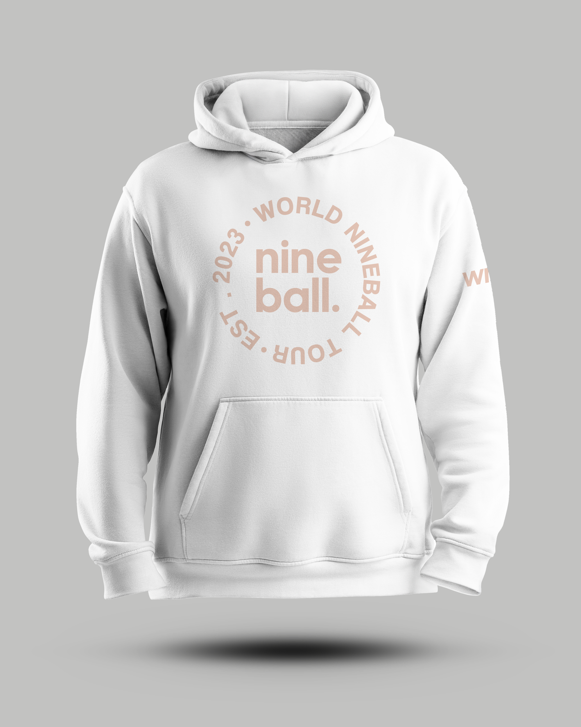 WNT Essential Oversized Hoodie white