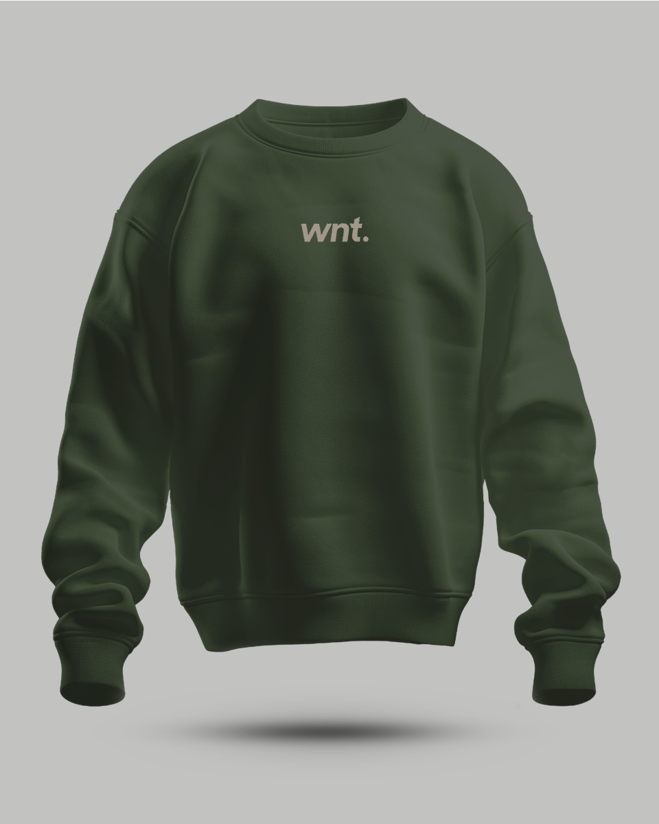 WNT Essential Sweater Khaki - Onboard Sportswear