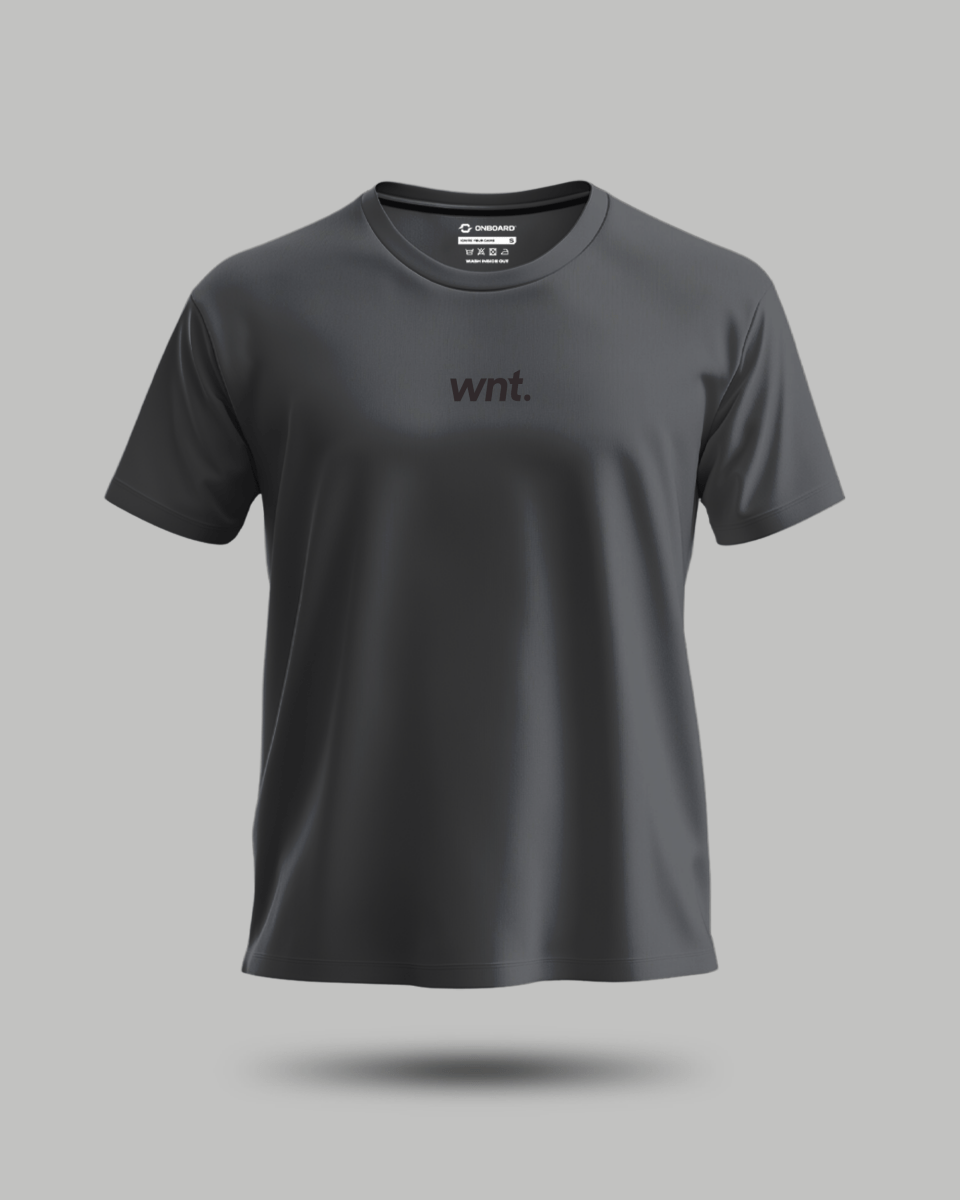 WNT Essential Tee Charcoal - Onboard Sportswear