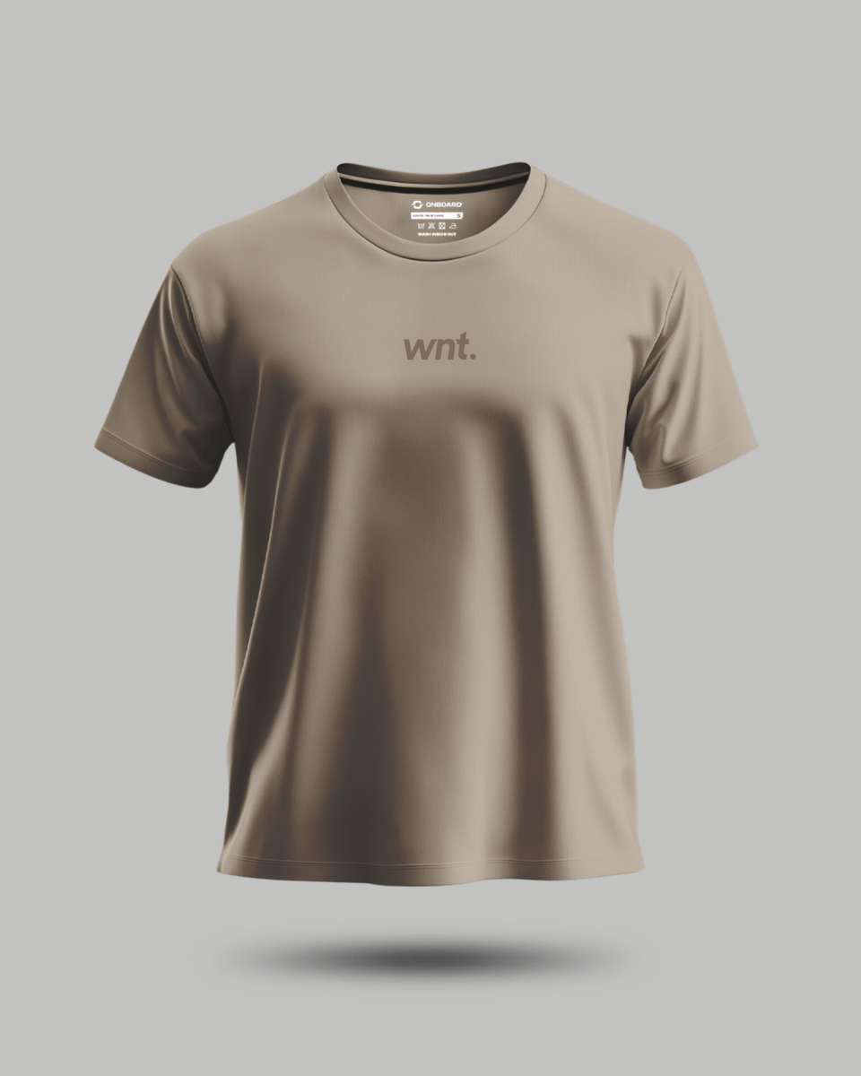 WNT Essential Tee Sand - Onboard Sportswear
