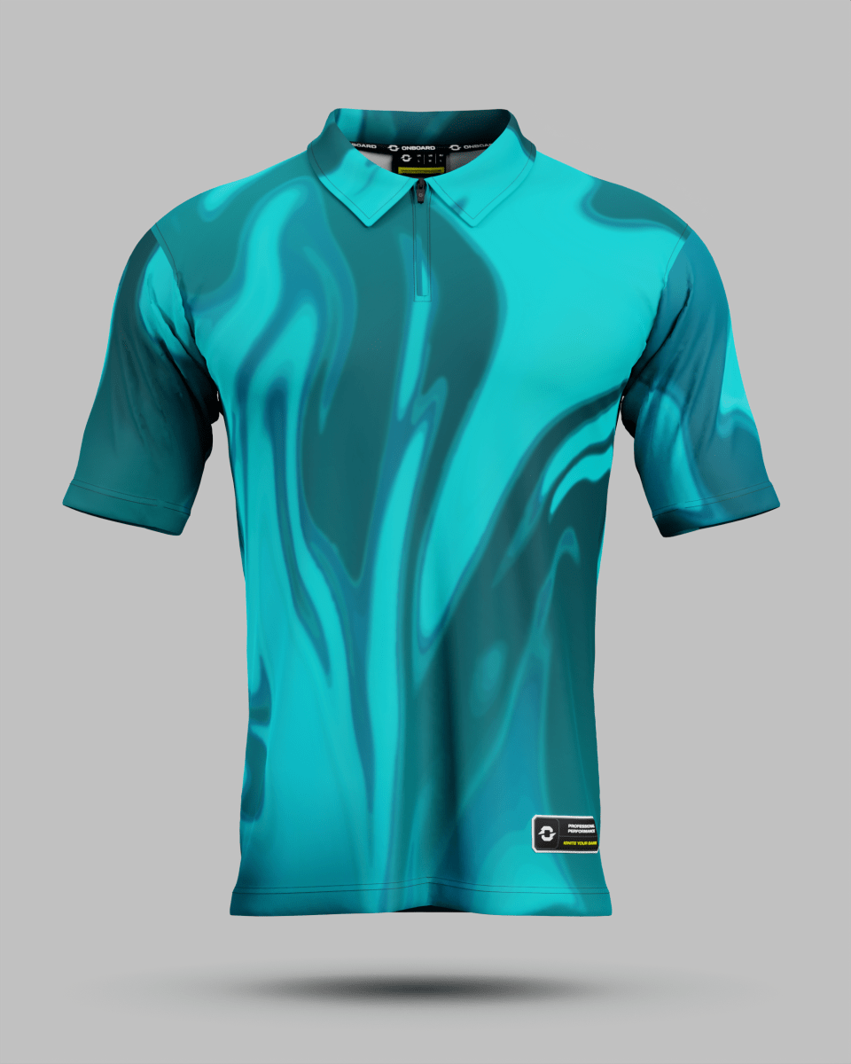 Youth Wave 1/4 Zip Polo Collar Jersey With Pocket - Onboard Sportswear