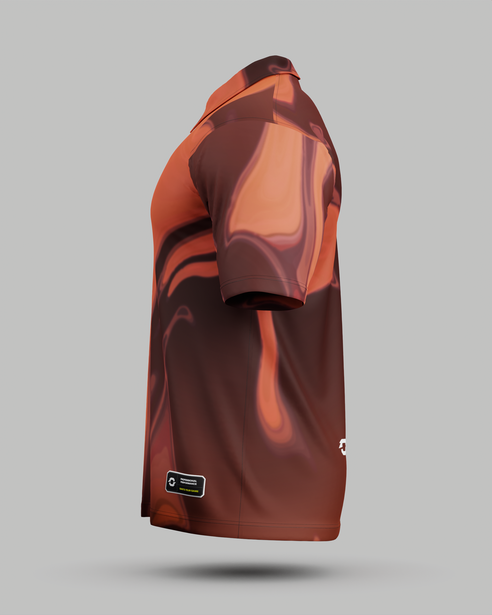Wave 1/4 Zip Polo Collar Jersey