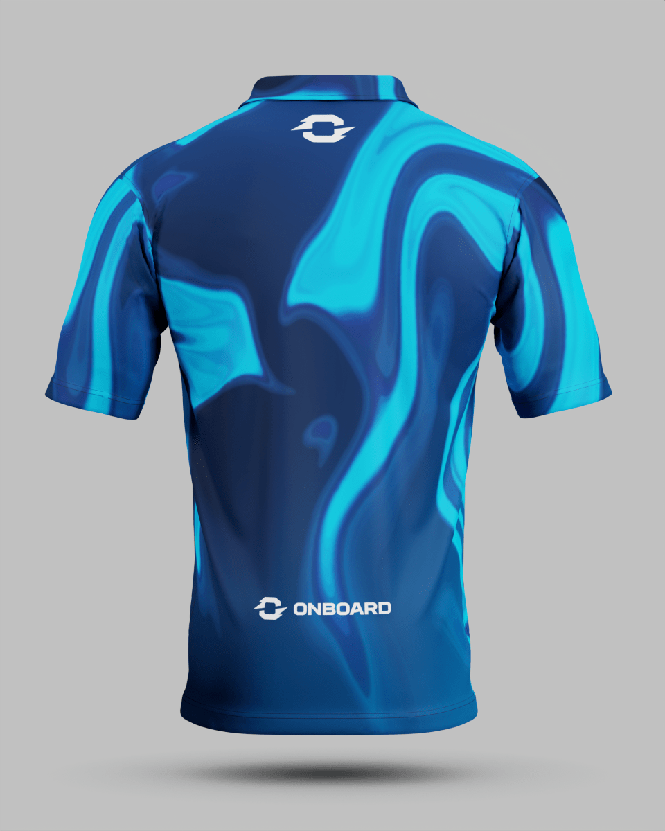 Youth Wave 1/4 Zip Polo Collar Jersey - Onboard Sportswear