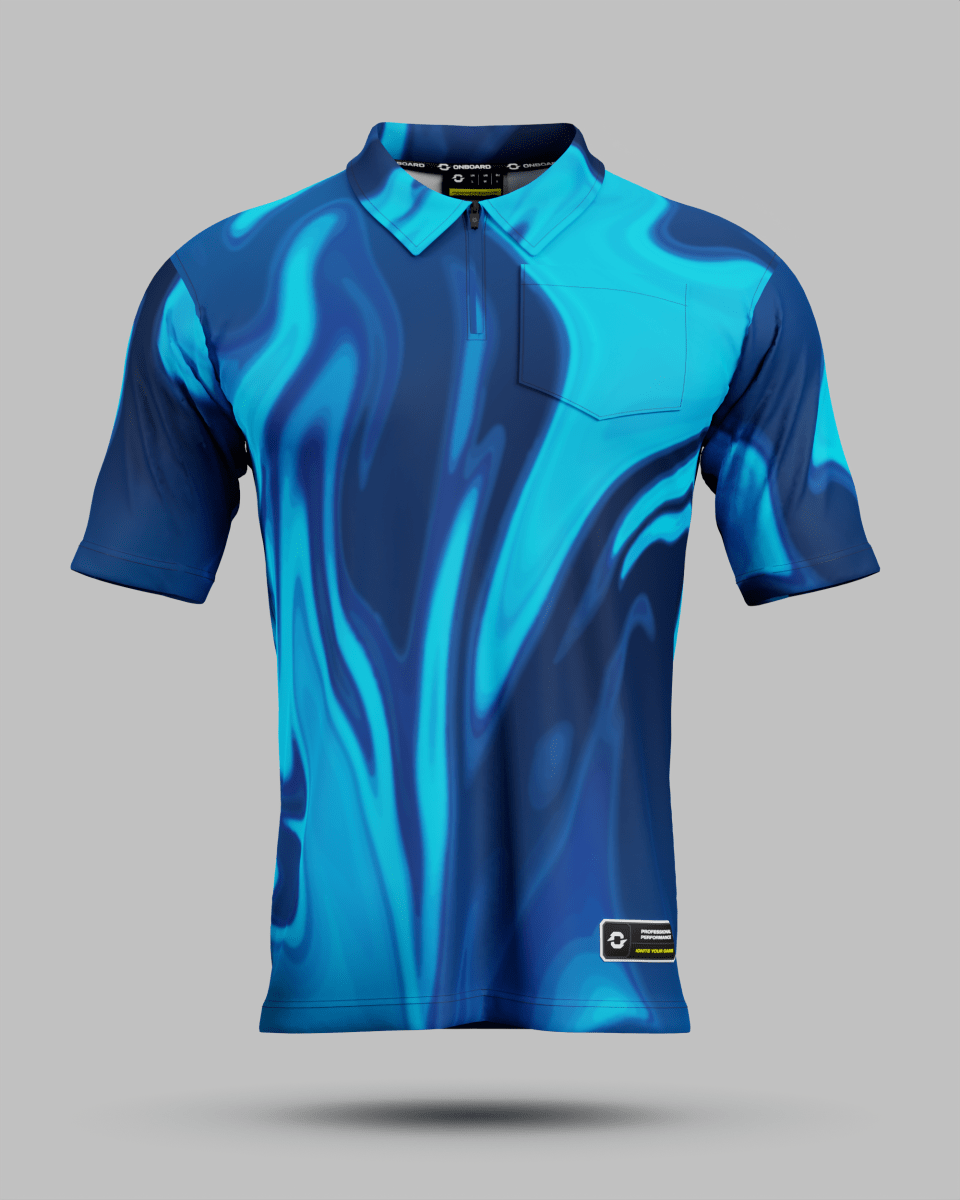 Youth Wave 1/4 Zip Polo Collar Jersey With Pocket - Onboard Sportswear