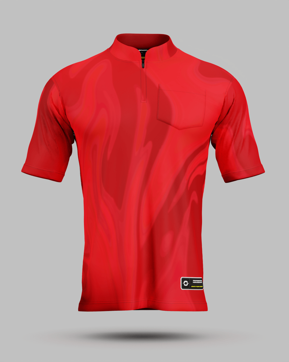 Wave 1/4 Zip Pro Collar Jersey With Pocket - Onboard Sportswear