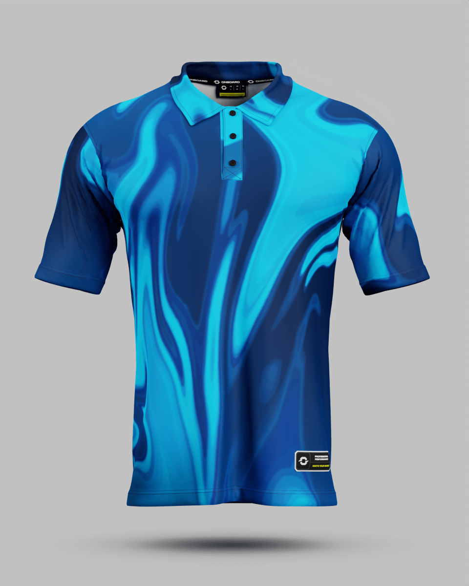 Youth Wave 3 Button Polo Collar Jersey - Onboard Sportswear