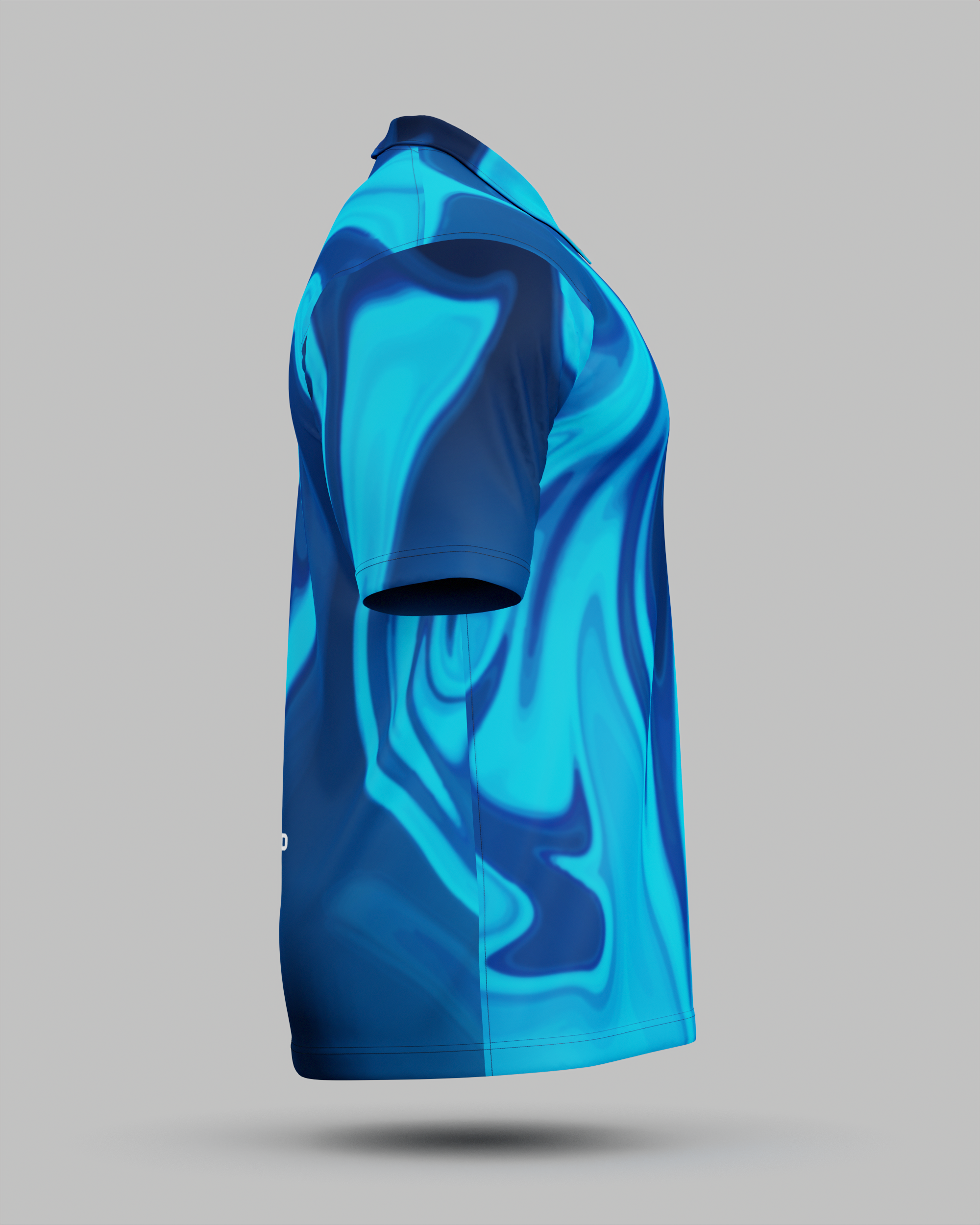 Youth Wave 3 Button Polo Collar Jersey