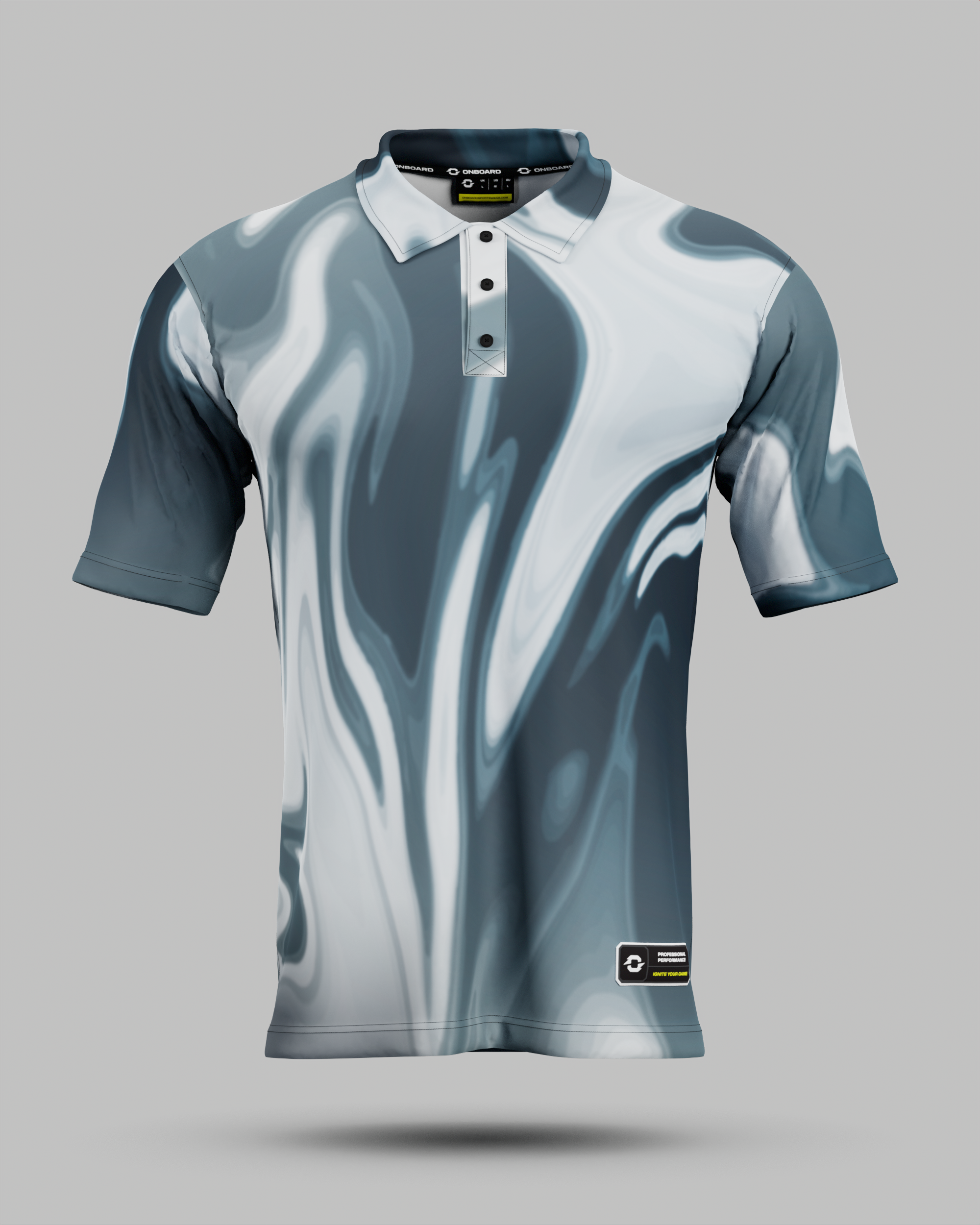 Wave 3 Button Polo Collar Jersey