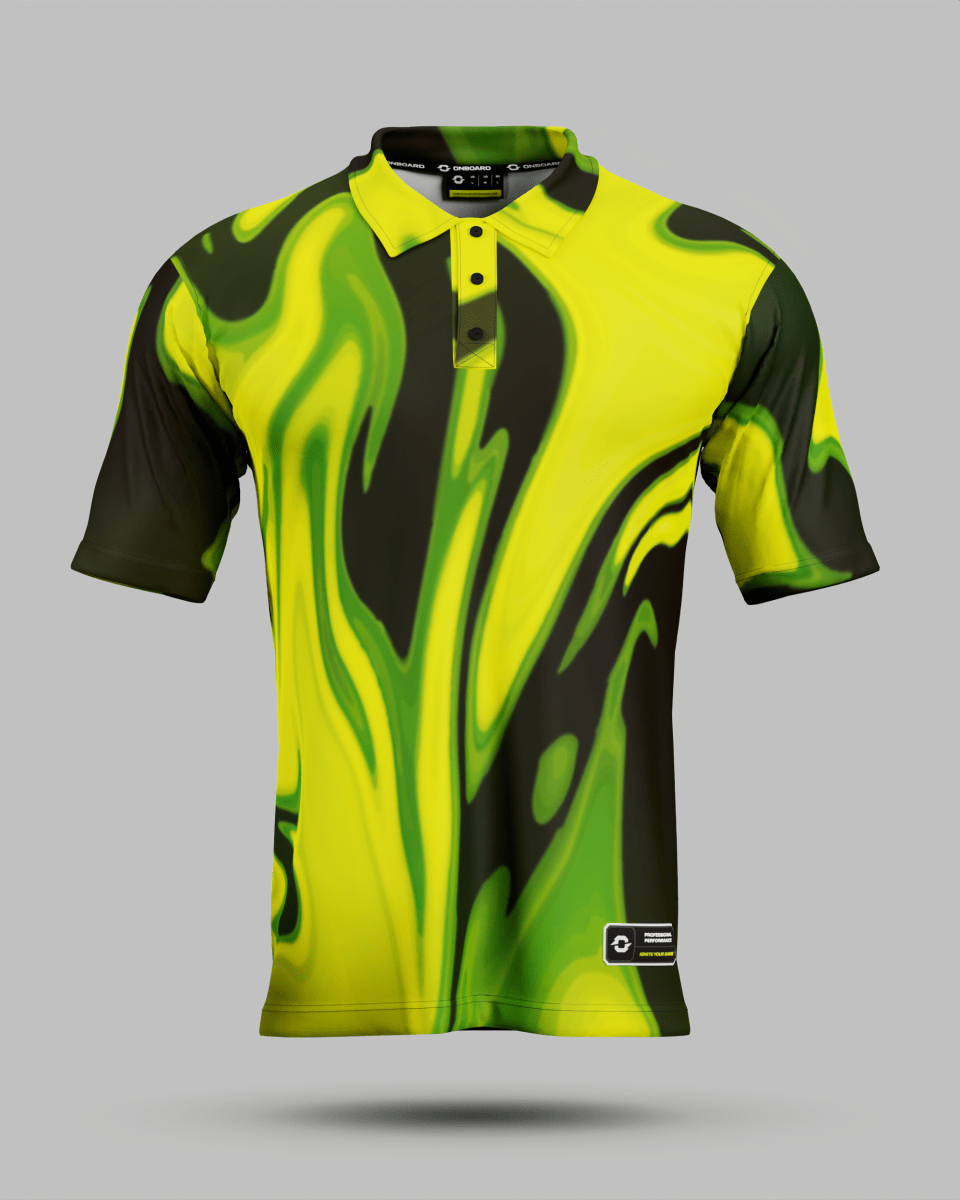 Youth Wave 3 Button Polo Collar Jersey - Onboard Sportswear