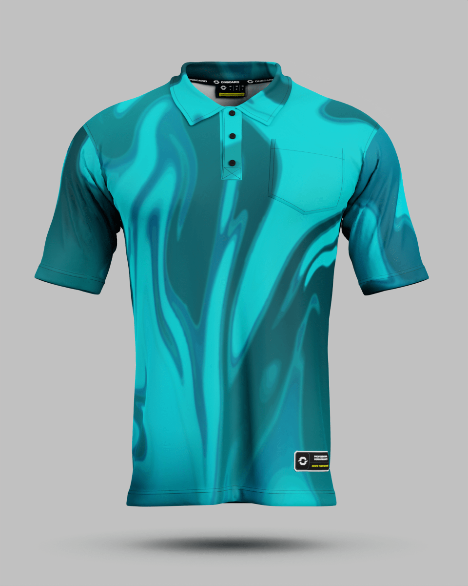 Wave 3 Button Polo Collar Jersey With Pocket - Onboard Sportswear