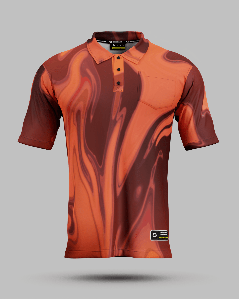 Youth Wave 3 Button Polo Collar Jersey With Pocket - Onboard Sportswear