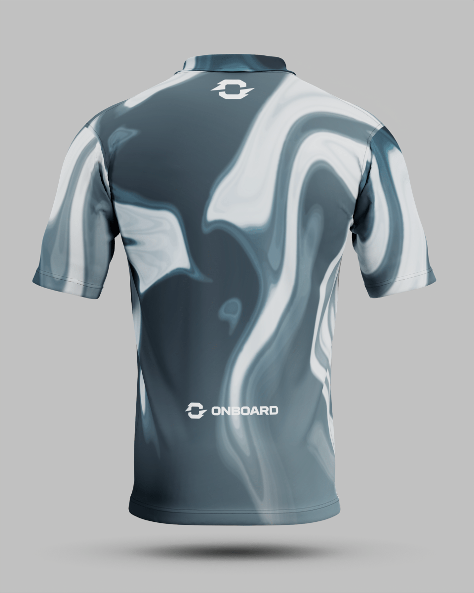 Youth Wave 3 Button Polo Collar Jersey With Pocket - Onboard Sportswear