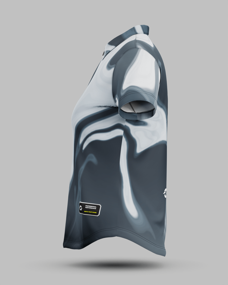 Womens Wave 1/4 Zip Polo Collar Jersey - Onboard Sportswear