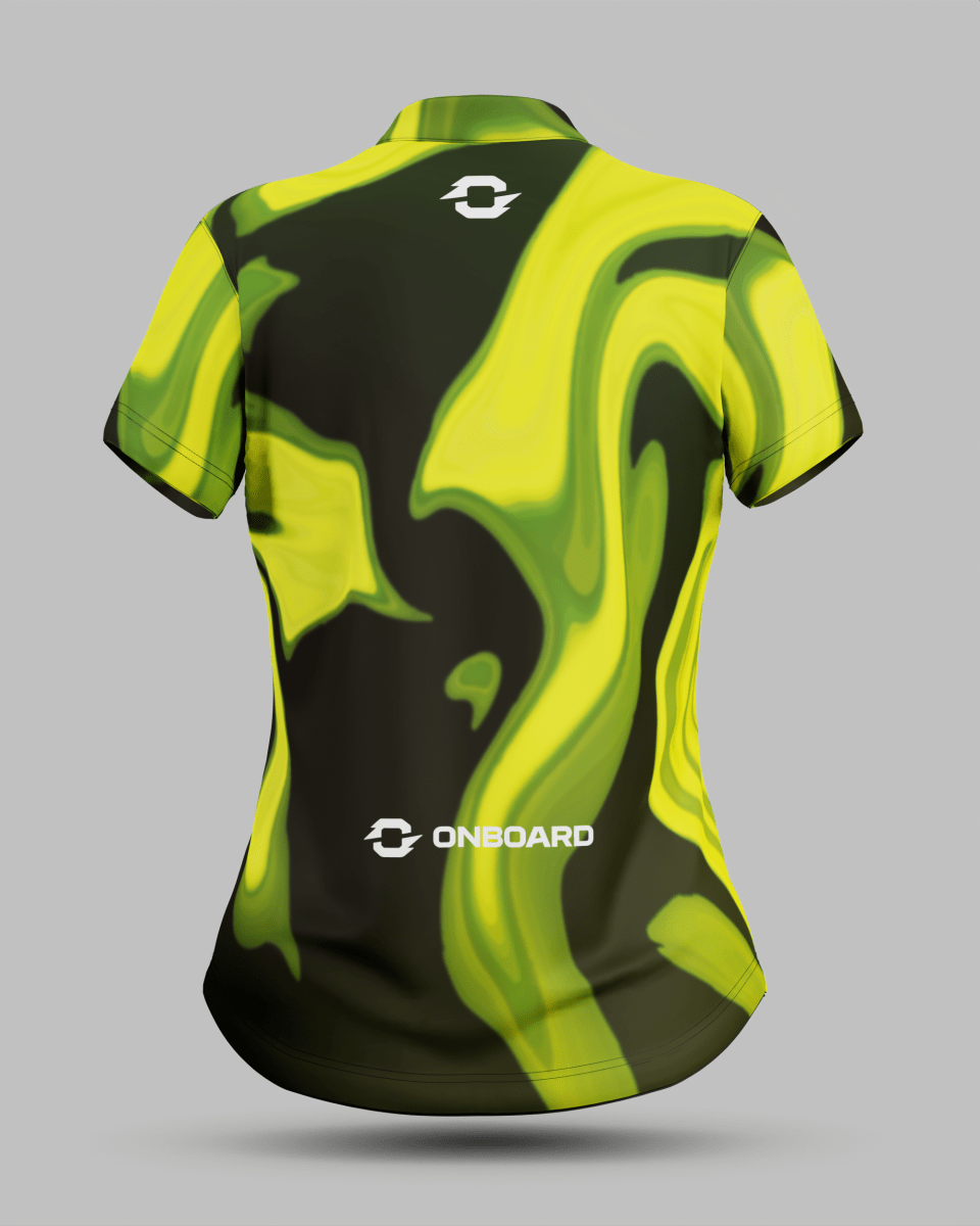 Womens Wave 1/4 Zip Pro Collar Jersey - Onboard Sportswear