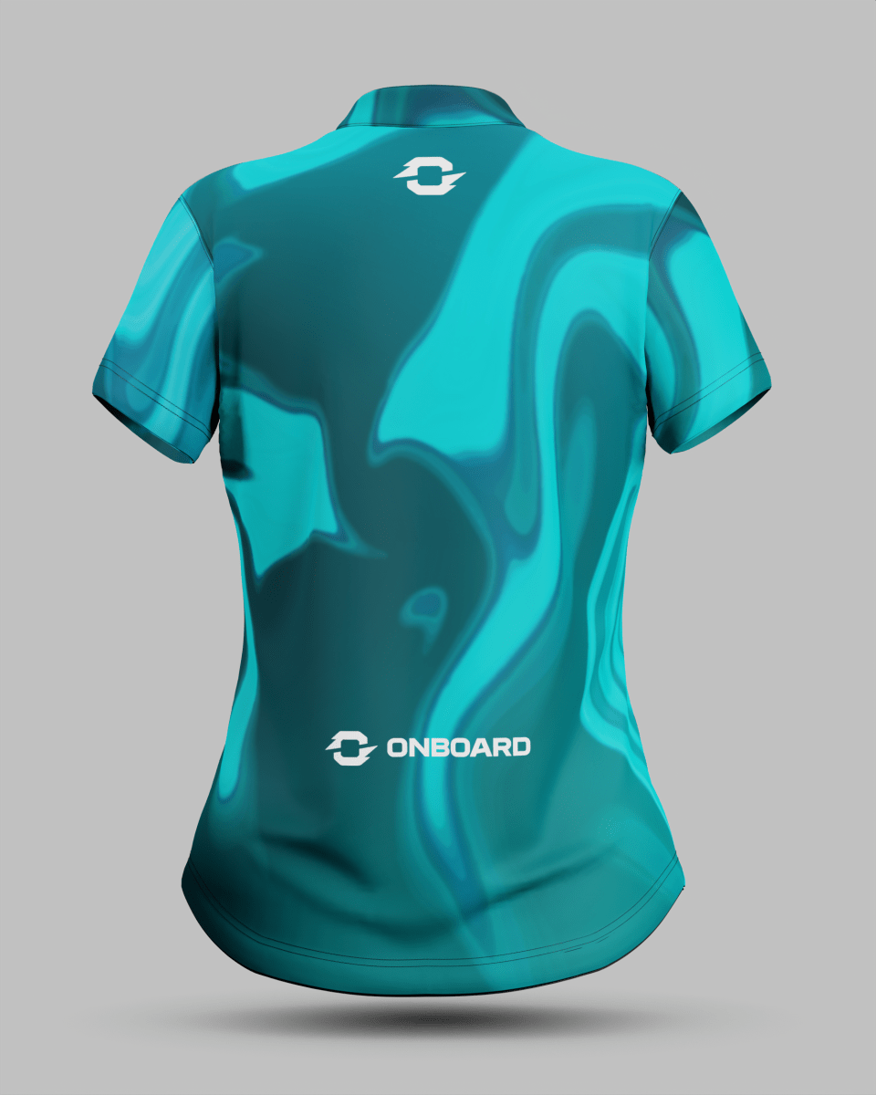 Womens Wave 1/4 Zip Pro Collar Jersey - Onboard Sportswear
