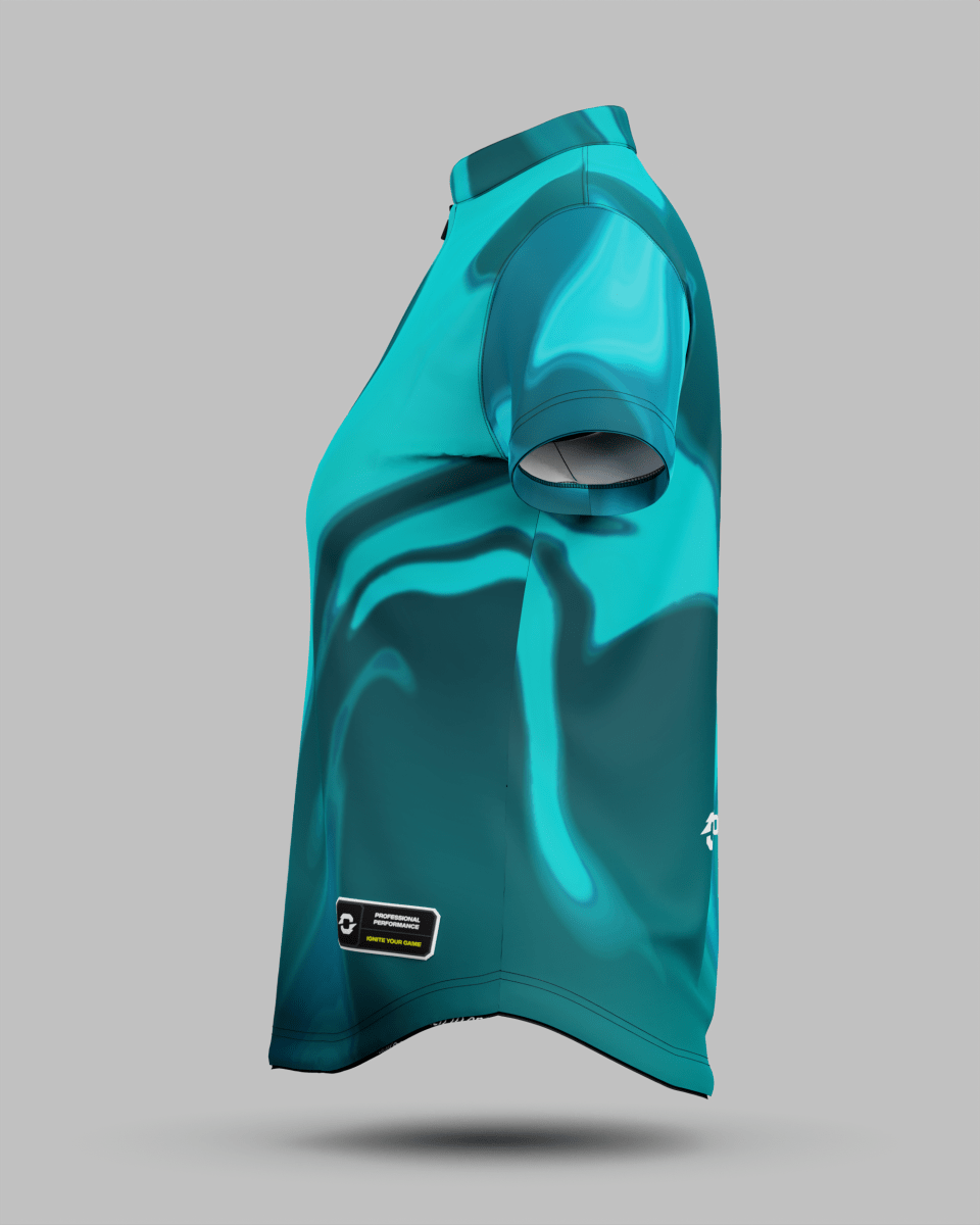 Womens Wave 1/4 Zip Pro Collar Jersey - Onboard Sportswear