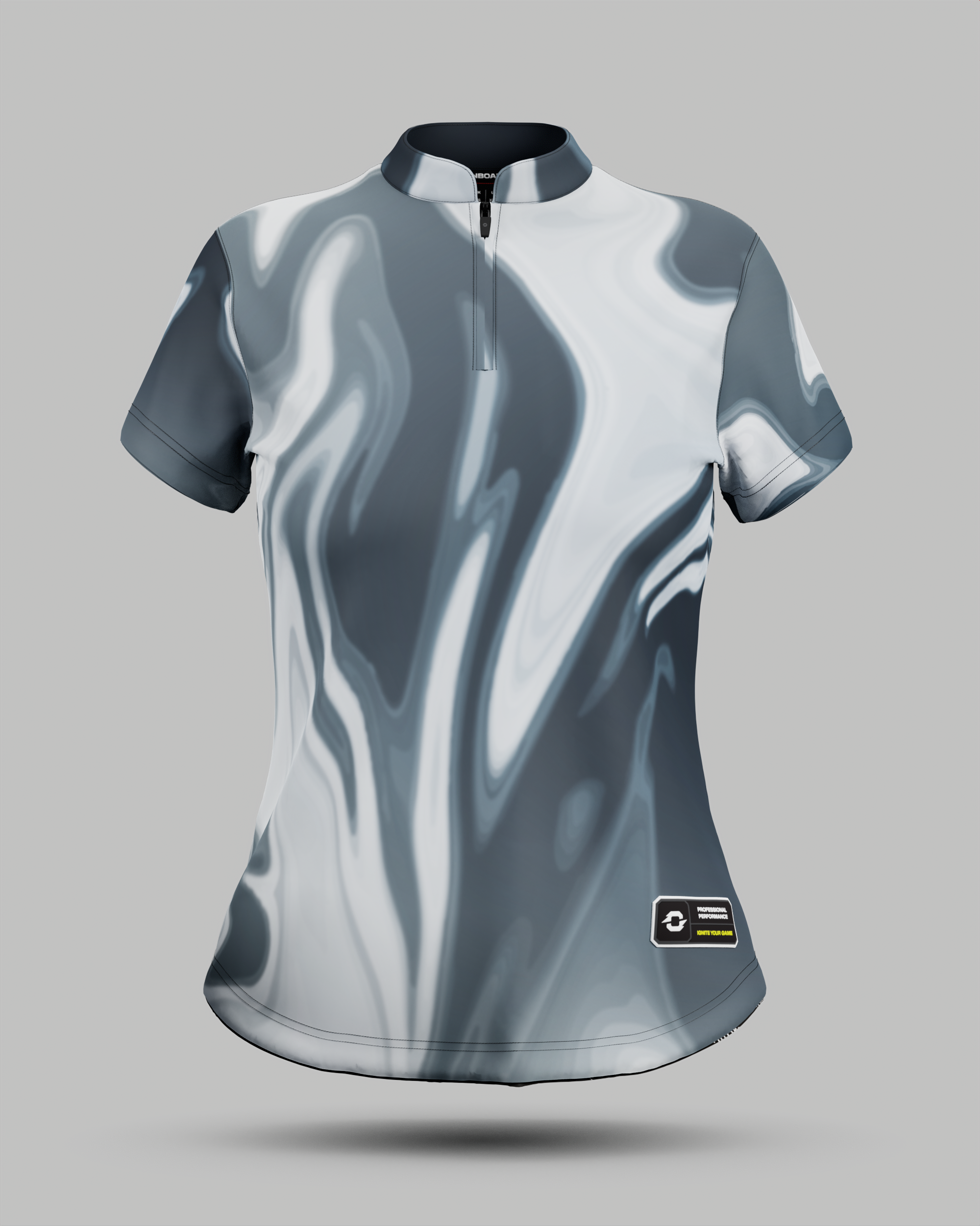 Womens Wave 1/4 Zip Pro Collar Jersey