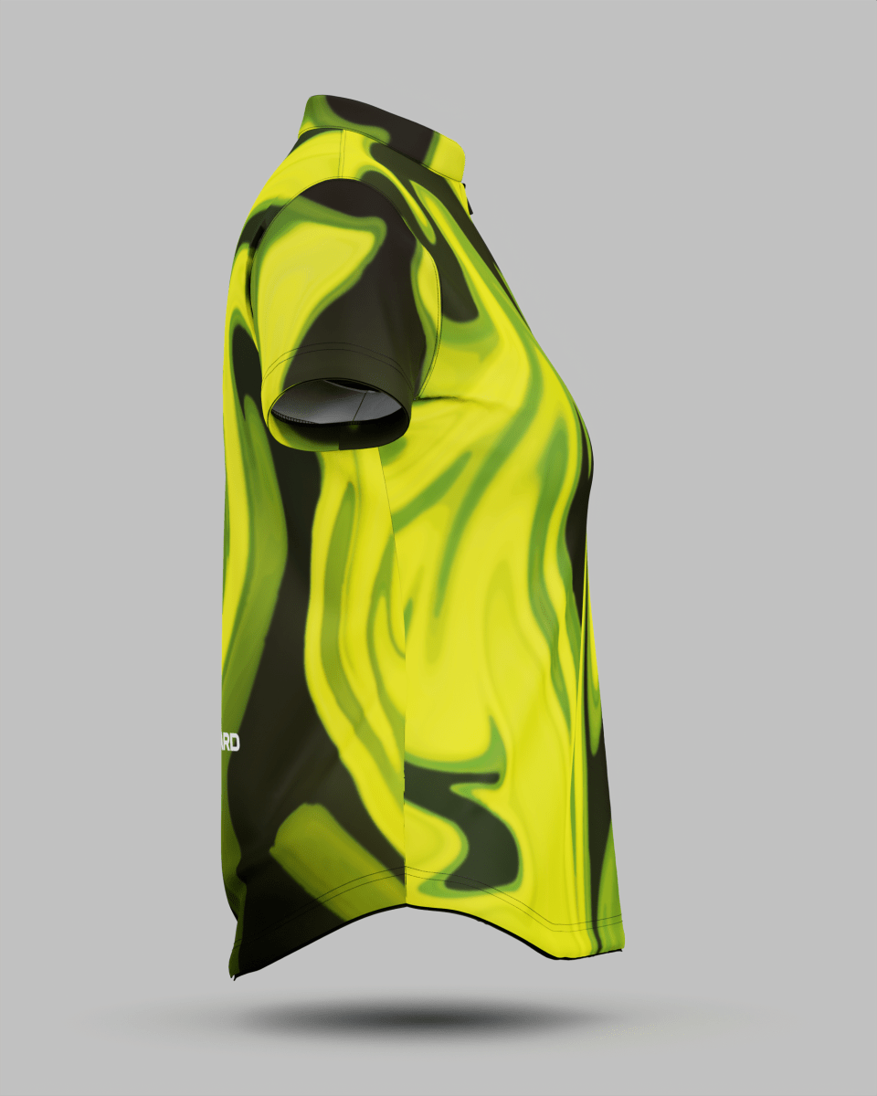 Womens Wave 1/4 Zip Pro Collar Jersey With Pocket - Onboard Sportswear
