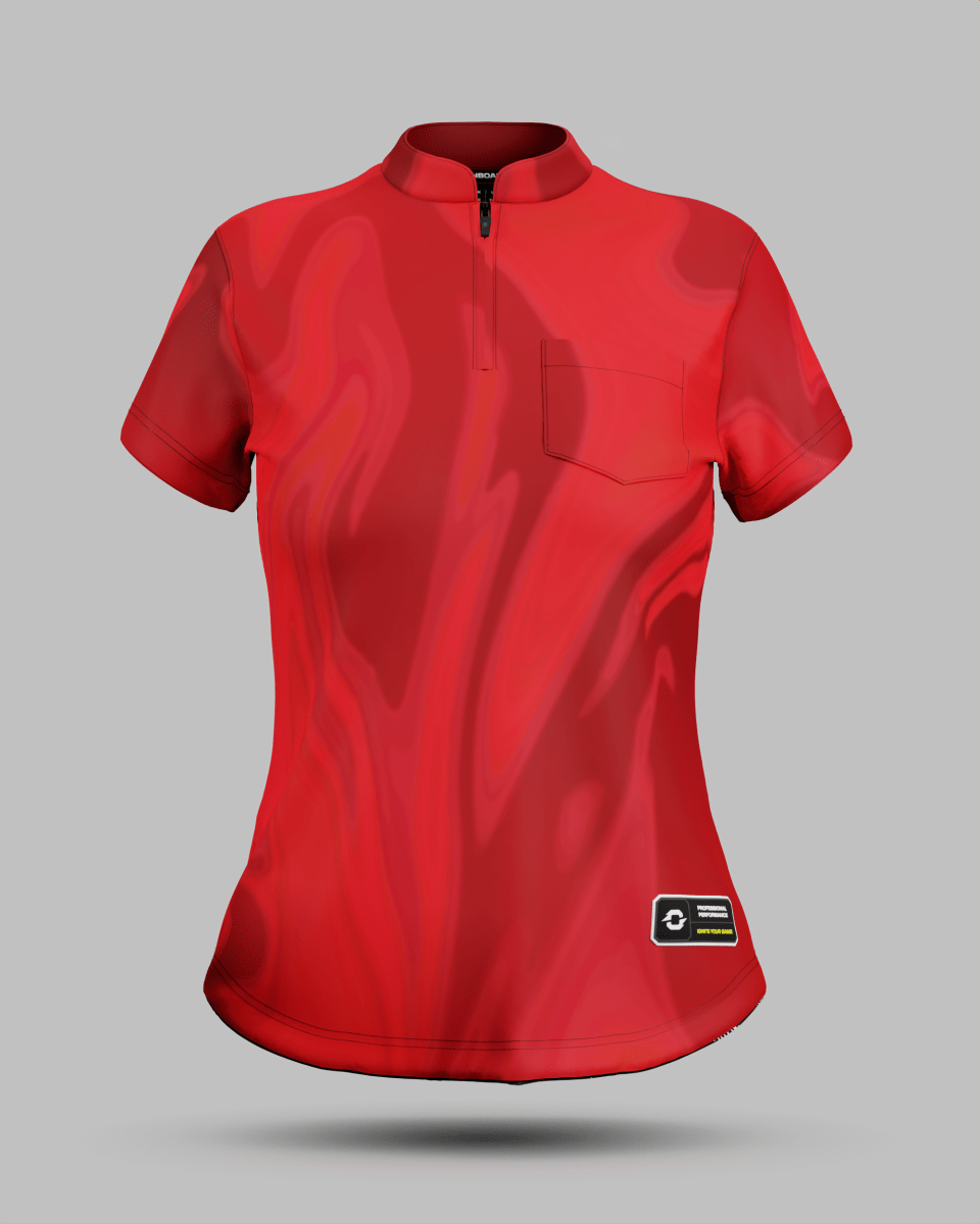 Womens Wave 1/4 Zip Pro Collar Jersey With Pocket - Onboard Sportswear