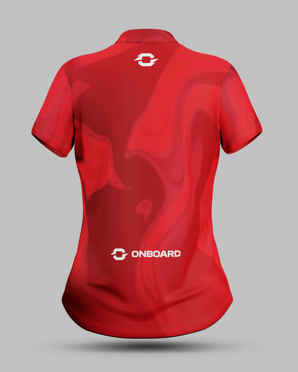 Womens Wave 1/4 Zip Pro Collar Jersey With Pocket - Onboard Sportswear