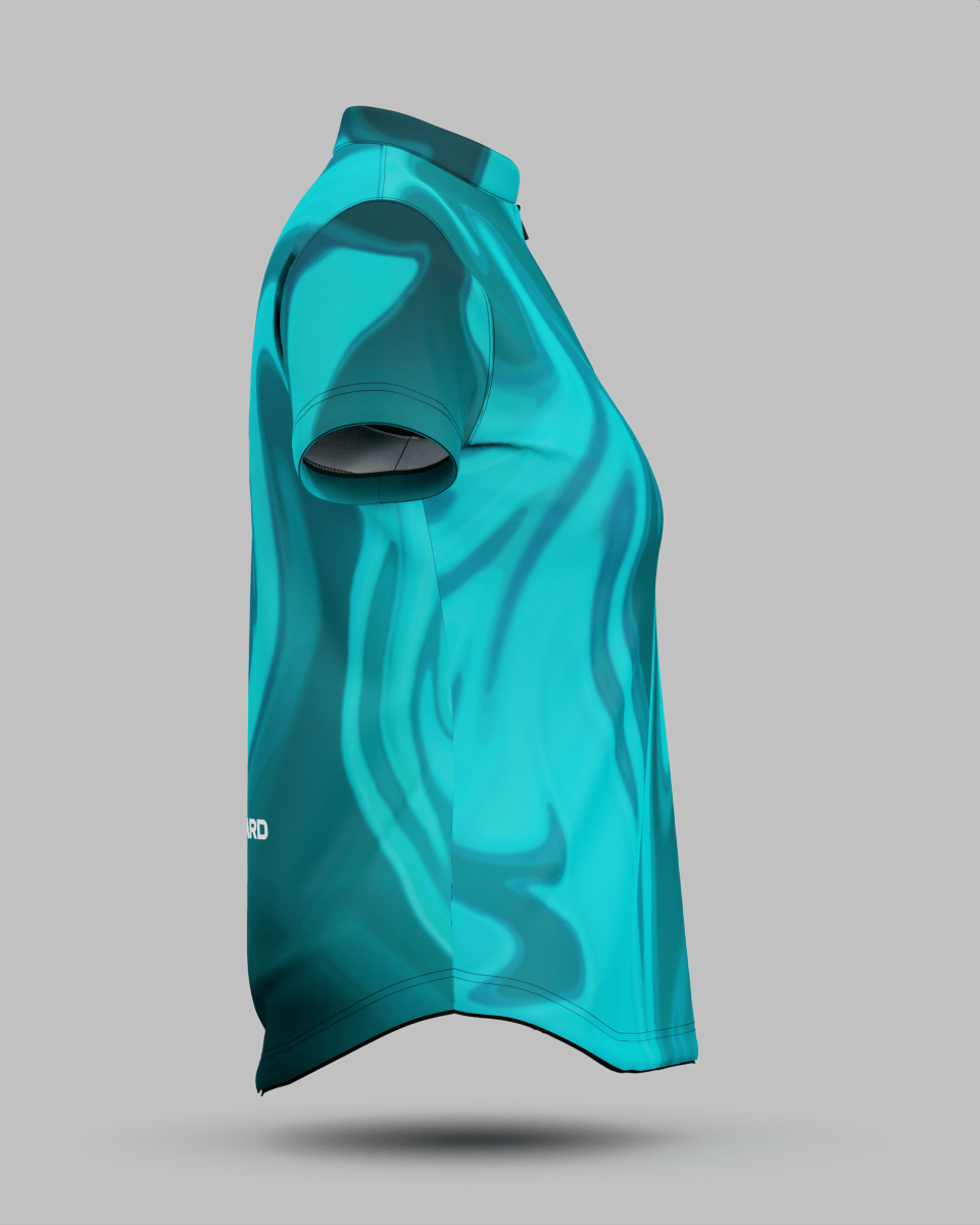 Womens Wave 1/4 Zip Pro Collar Jersey With Pocket - Onboard Sportswear