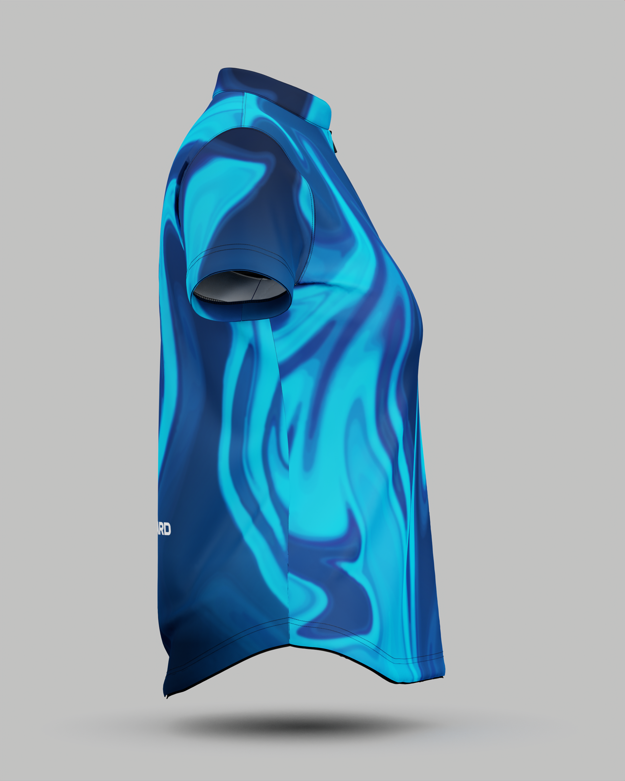 Womens Wave 1/4 Zip Pro Collar Jersey With Pocket