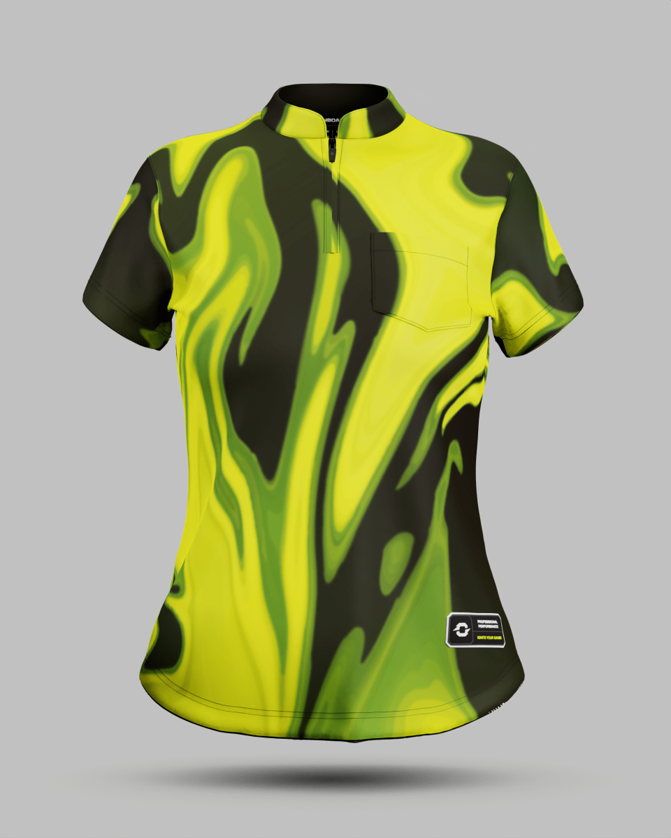 Womens Wave 1/4 Zip Pro Collar Jersey With Pocket - Onboard Sportswear
