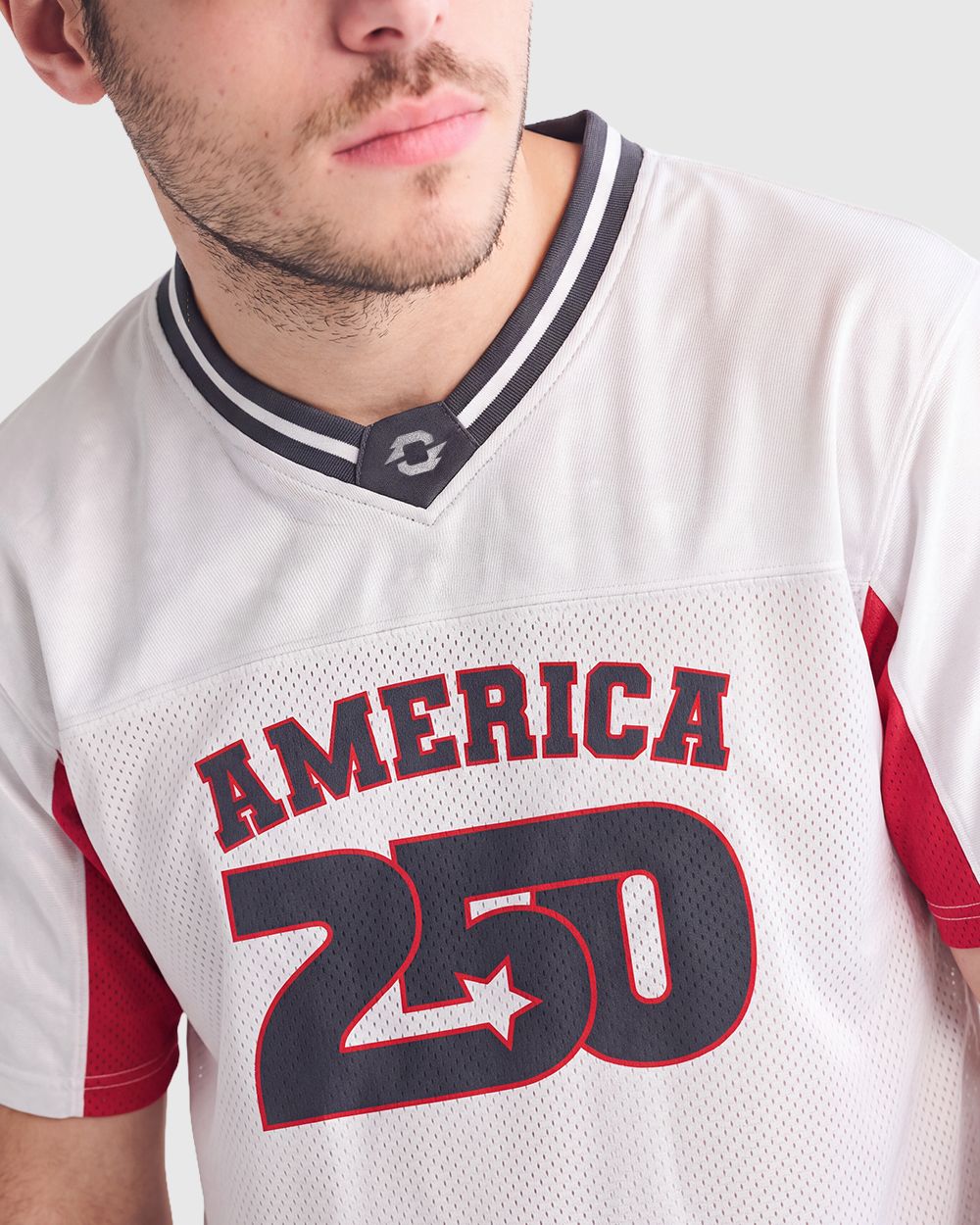 VNEA 250 STATESIDE JERSEY IN SILVER