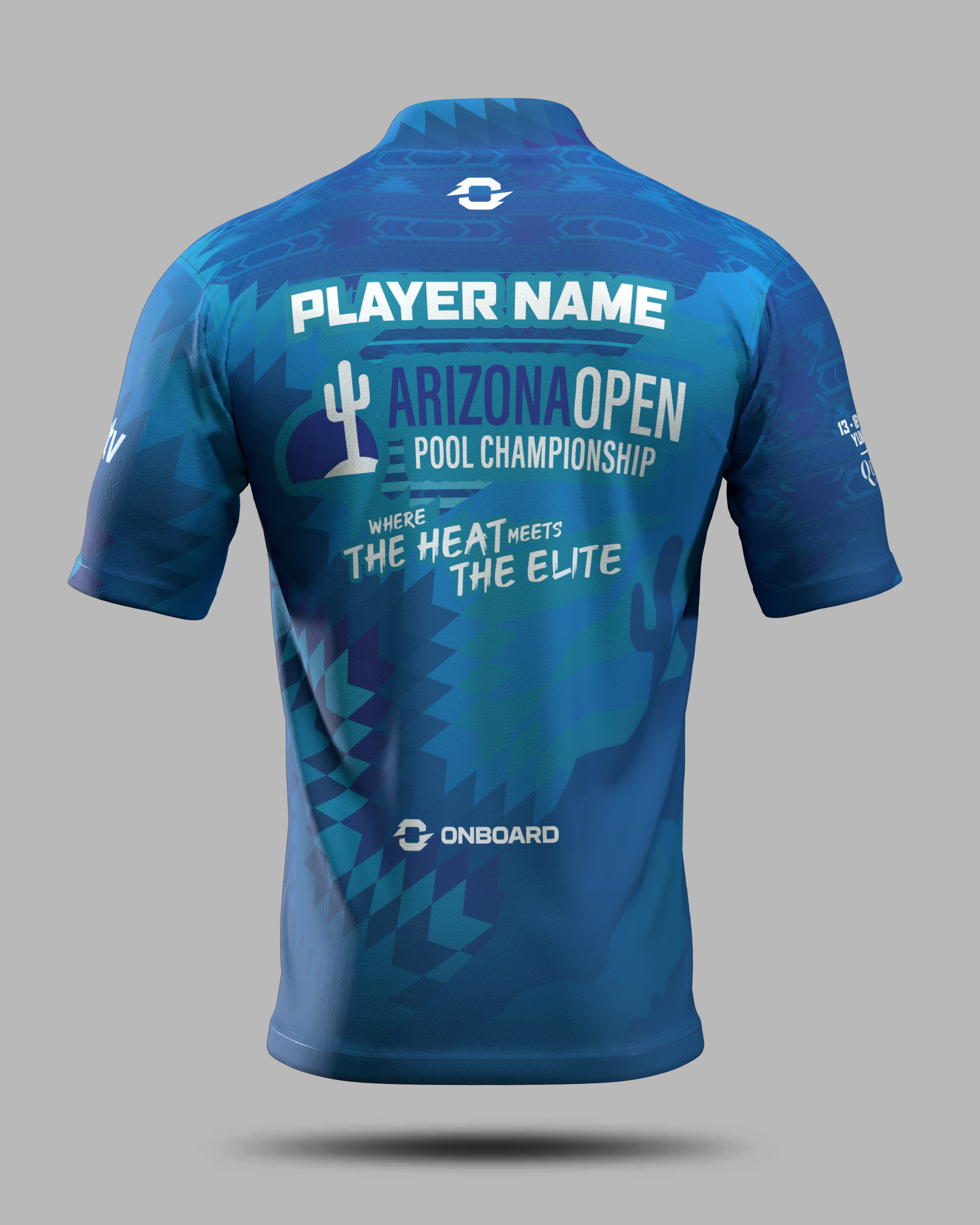 OFFICIAL 2026 ARIZONA OPEN JERSEY BLUE