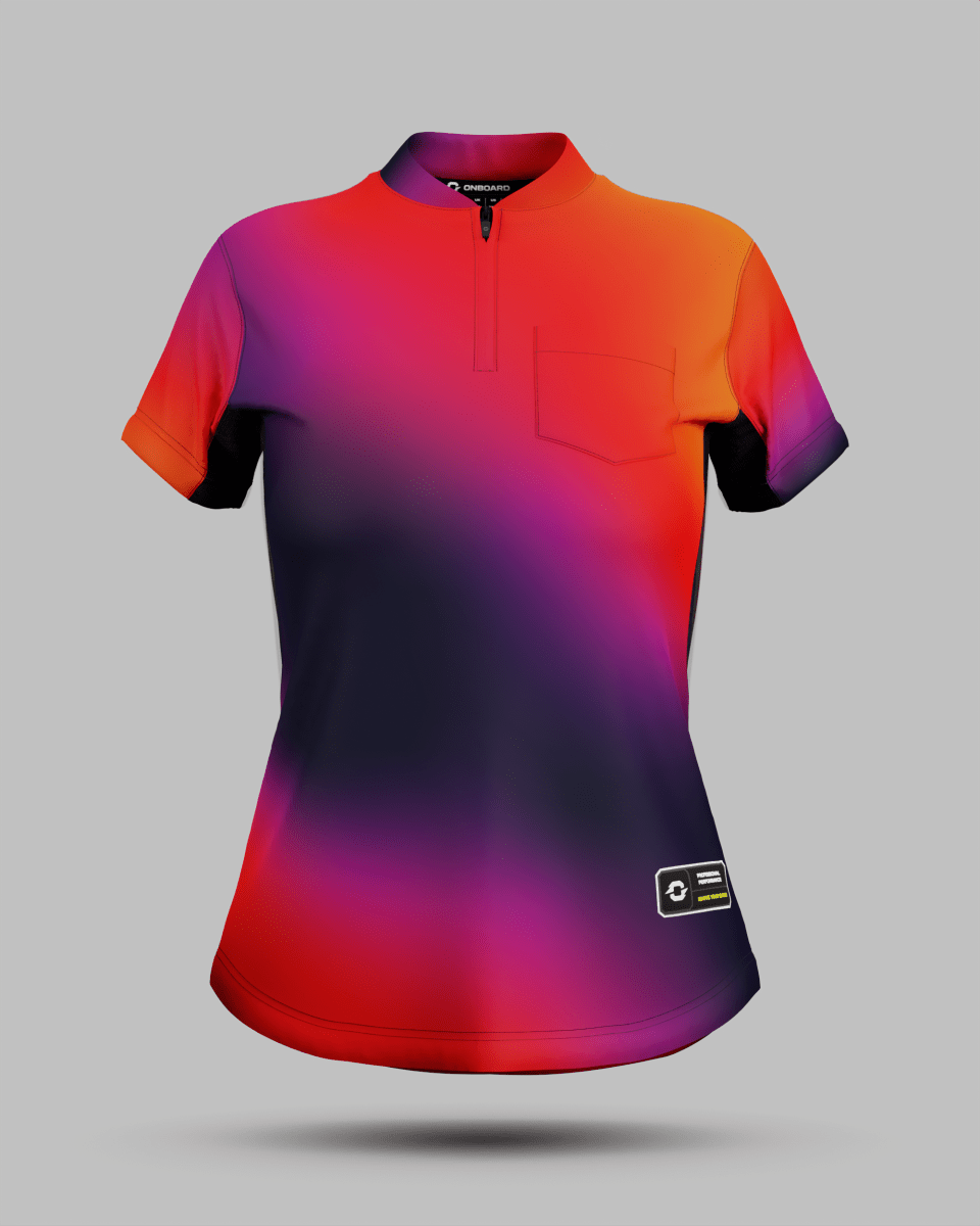 Womens Aura Spark Jersey with Pocket - Onboard Sportswear