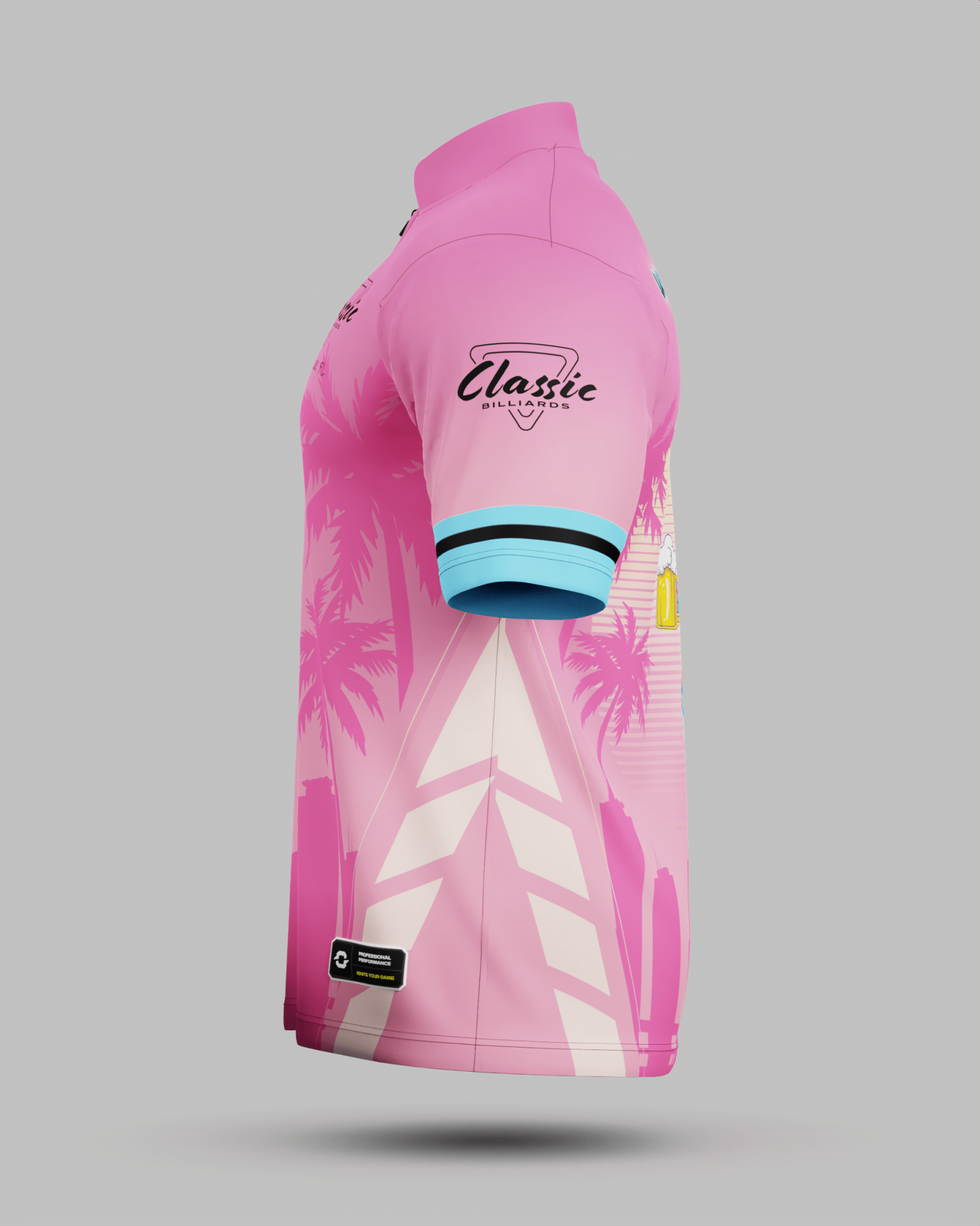 Classic Billiards Jersey Pink - Onboard Sportswear