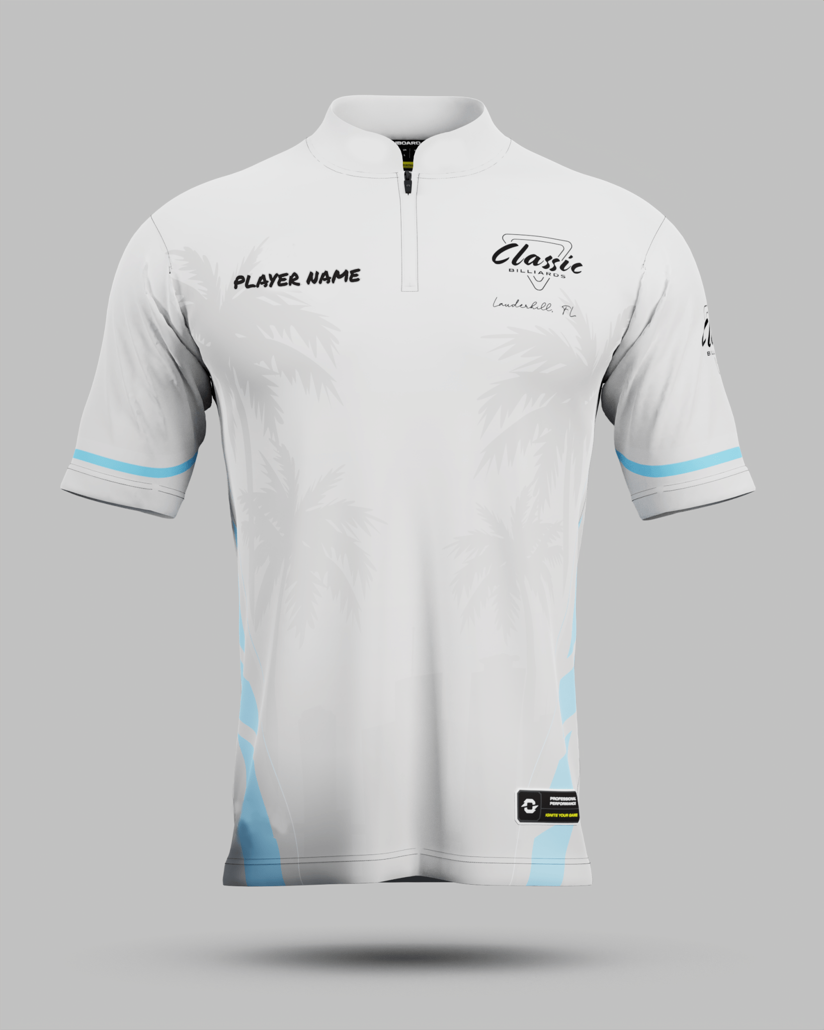 Classic Billiards Jersey Silver - Onboard Sportswear