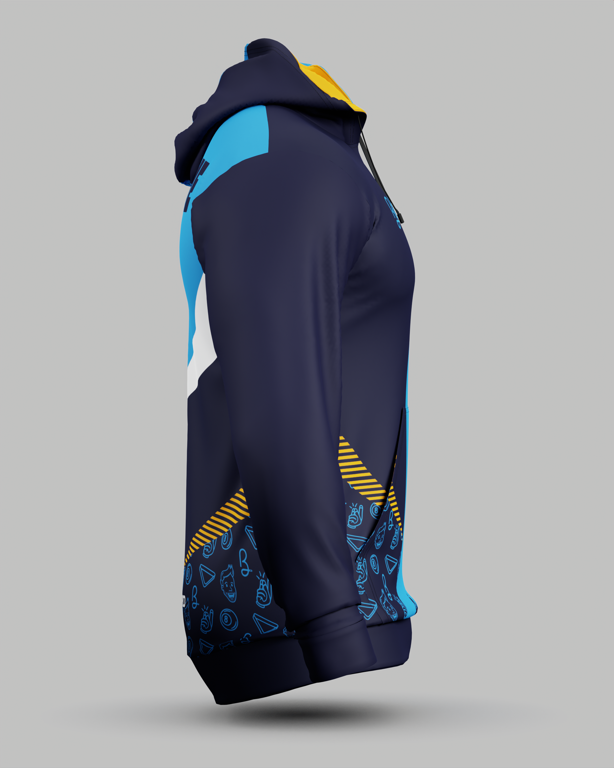 Official Billartist Hoodie Blue