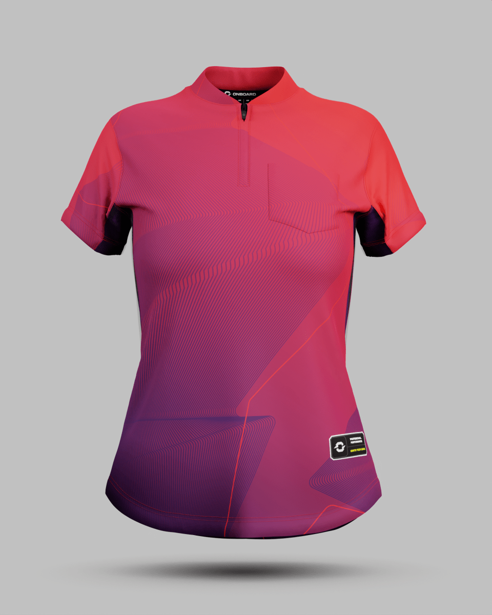 Womens California Spark Jersey with Pocket - Onboard Sportswear