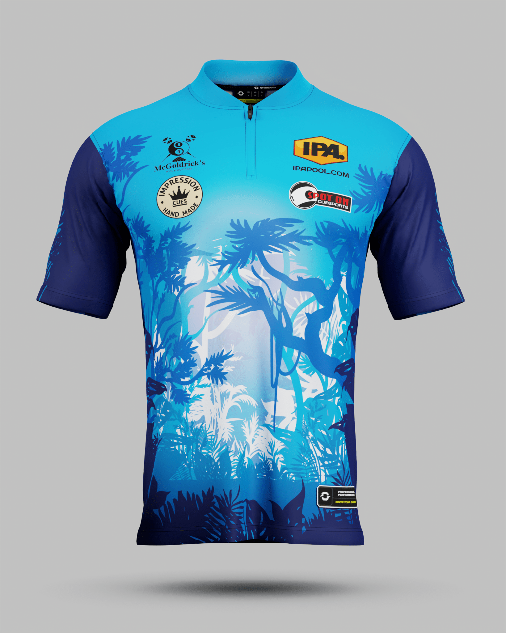 Clint "Mowgli" I'Anson Jersey Blue - Onboard Sportswear