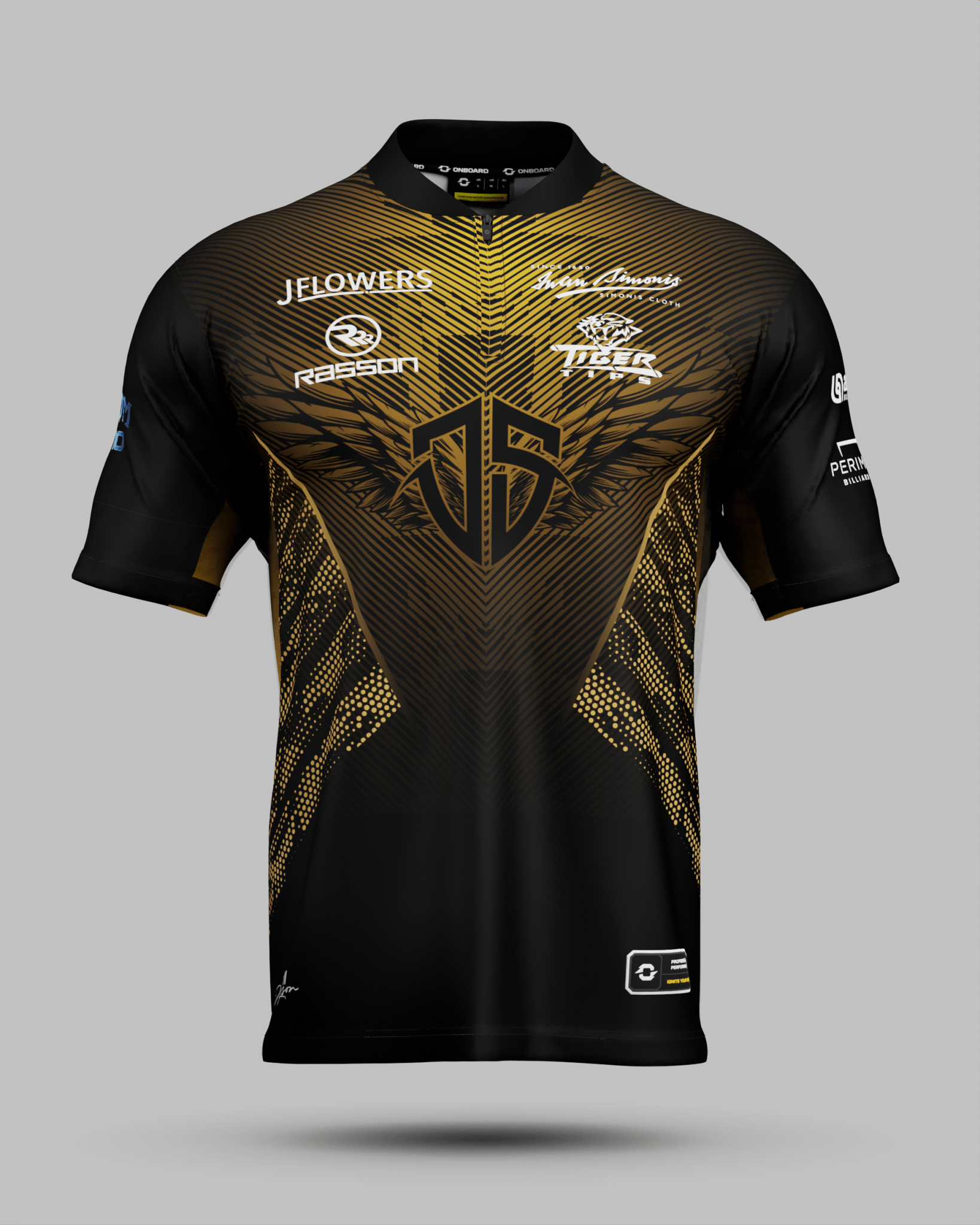 Jayson Shaw Eagle Eye Spark Jersey Gold - Onboard Sportswear
