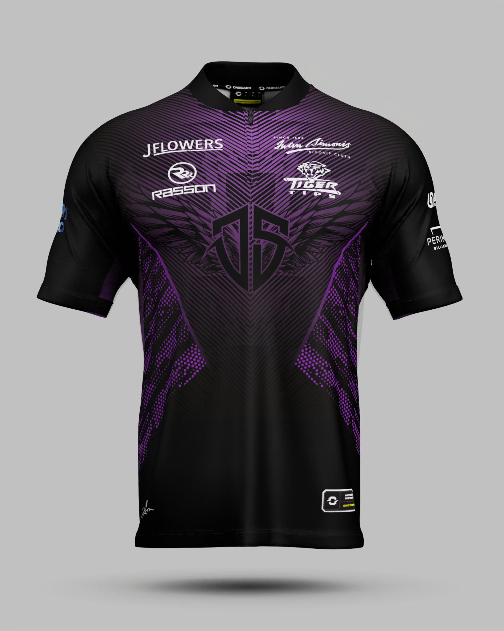 Jayson Shaw Eagle Eye Spark Jersey Purple - Onboard Sportswear