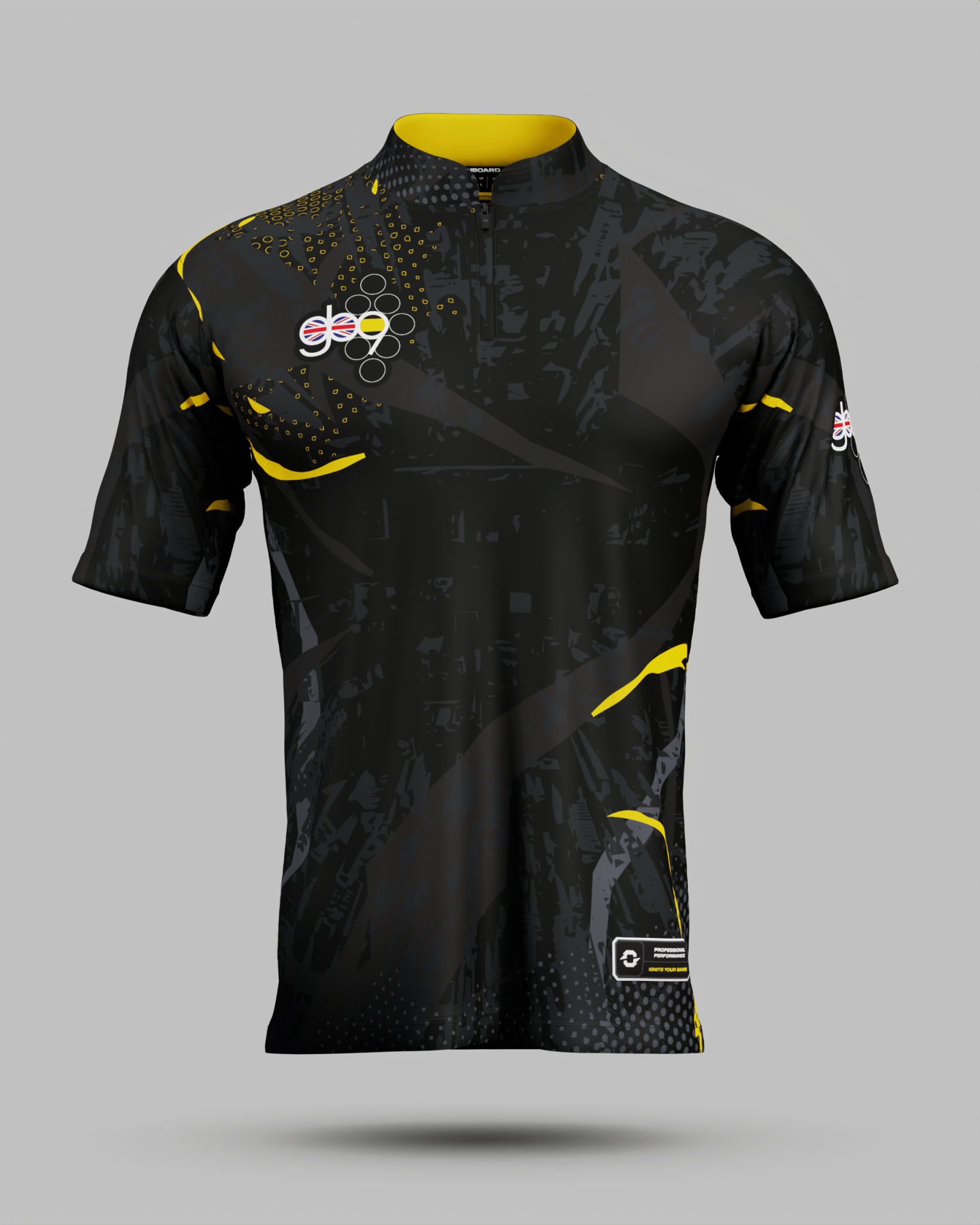 GB9 Tour Jersey Black - Onboard Sportswear