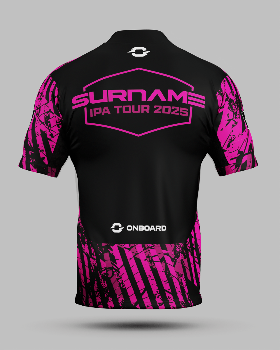 Official Pink 2025 IPA Tour Shirt - Onboard Sportswear