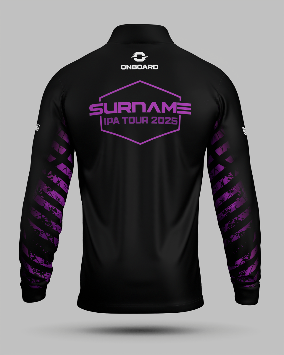 2025 Purple IPA Tour 1/2 Zip Midlayer - Onboard Sportswear