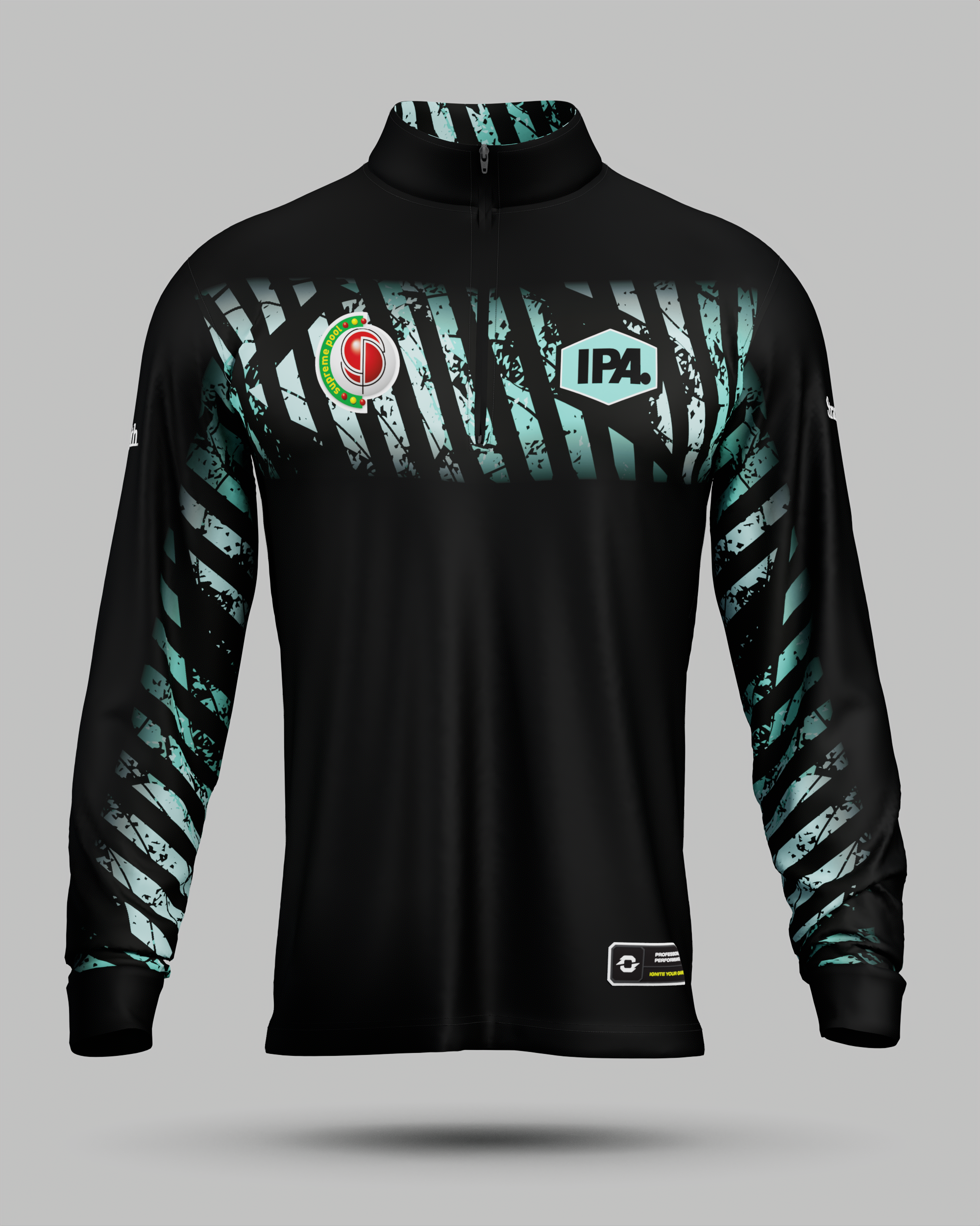 2025 Teal IPA Tour 1/2 Zip Midlayer