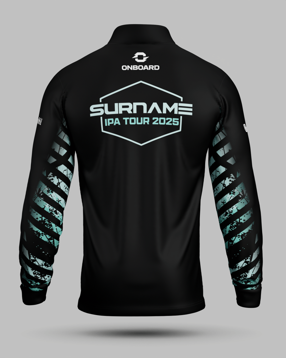 2025 Teal IPA Tour 1/2 Zip Midlayer - Onboard Sportswear