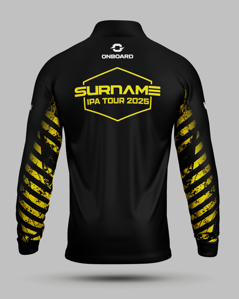 2025 Yellow IPA Tour 1/2 Zip Midlayer - Onboard Sportswear