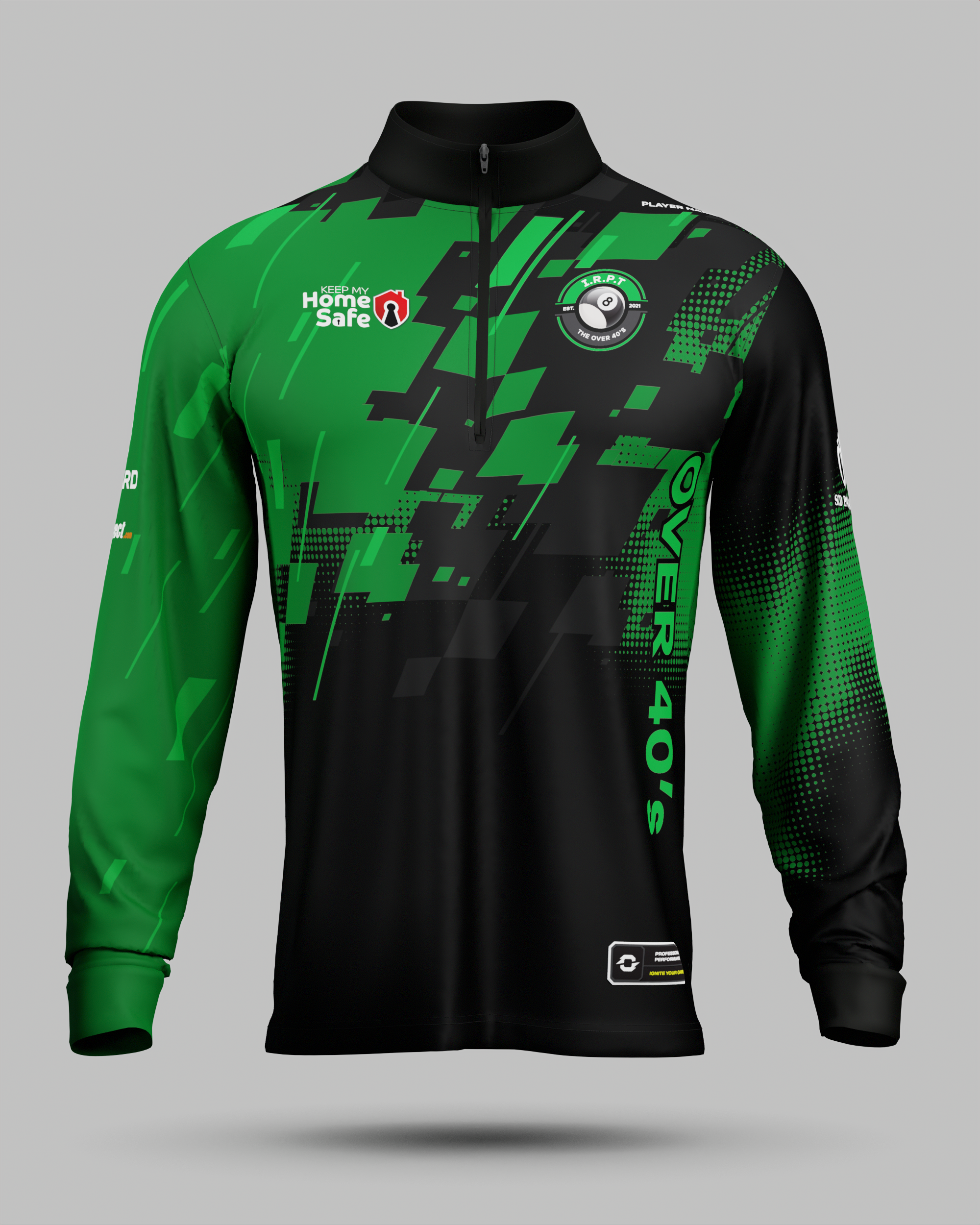 IRPT Over 40's 1/2 Zip Midlayer