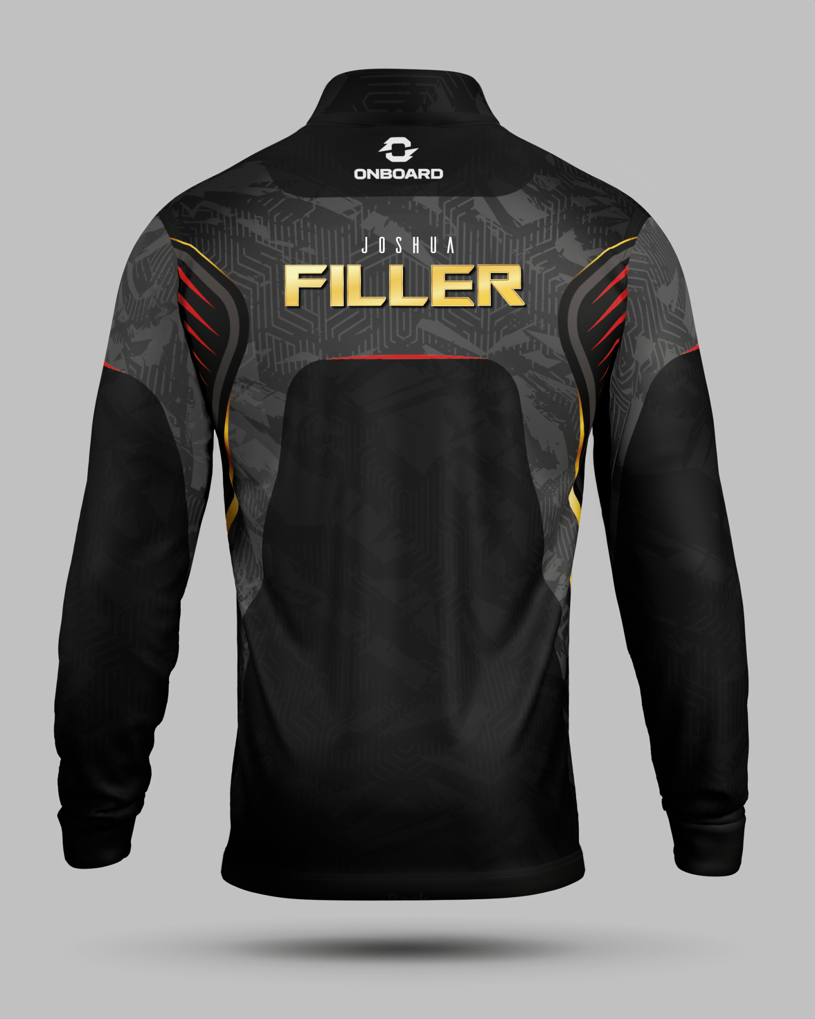 Joshua 'KillerFiller' Midlayer Grey / Black - Onboard Sportswear