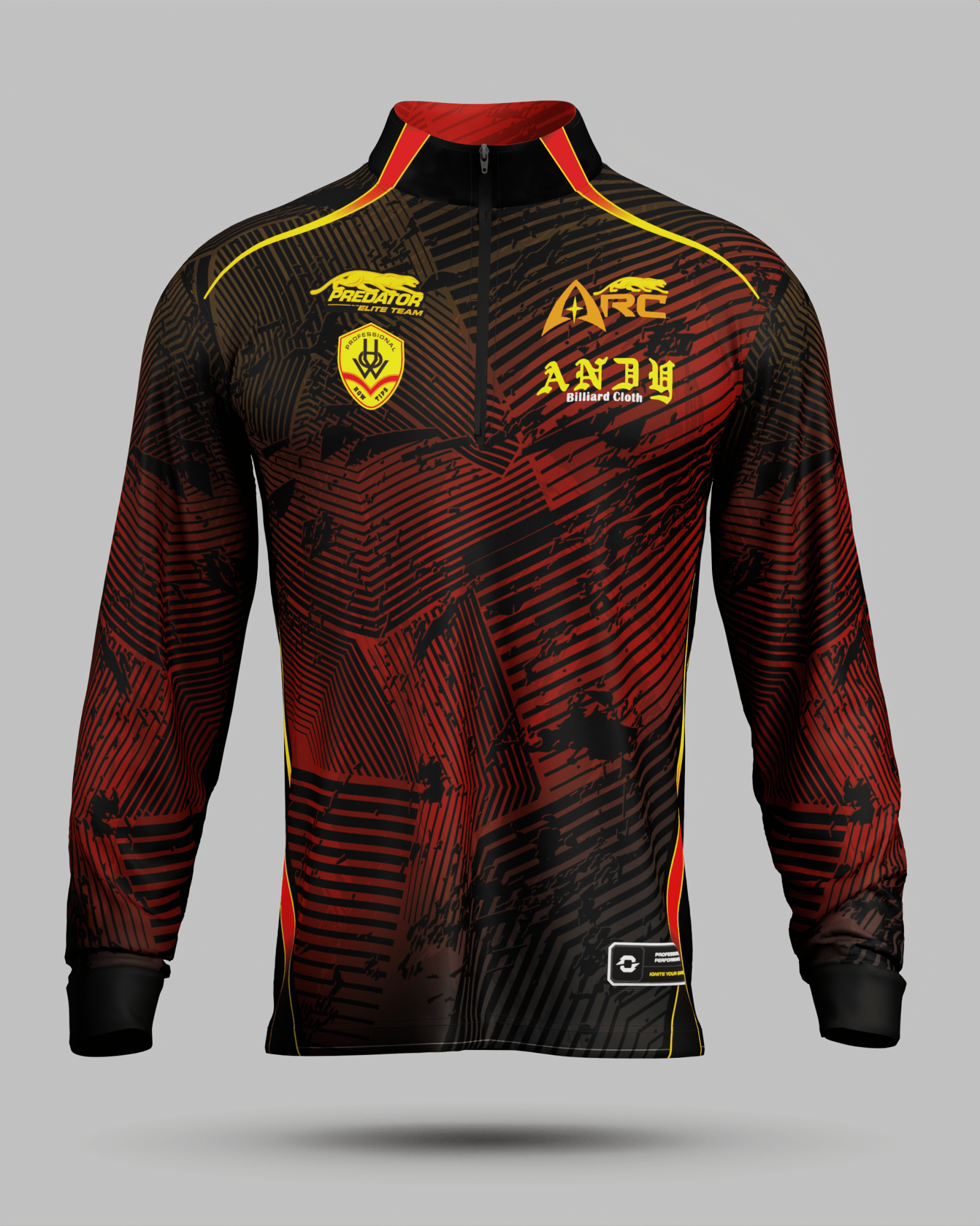 Joshua 'KillerFiller' Midlayer Red / Black - Onboard Sportswear