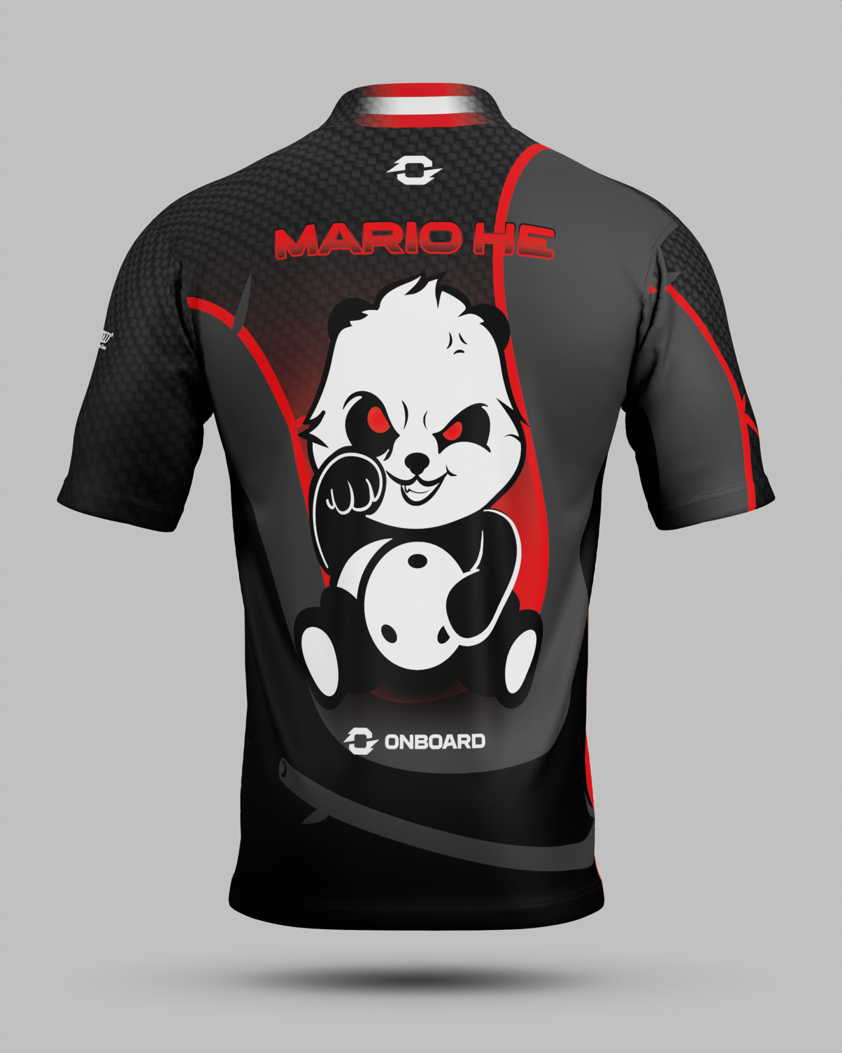 Mario 'Panda' He Jersey Red - Onboard Sportswear